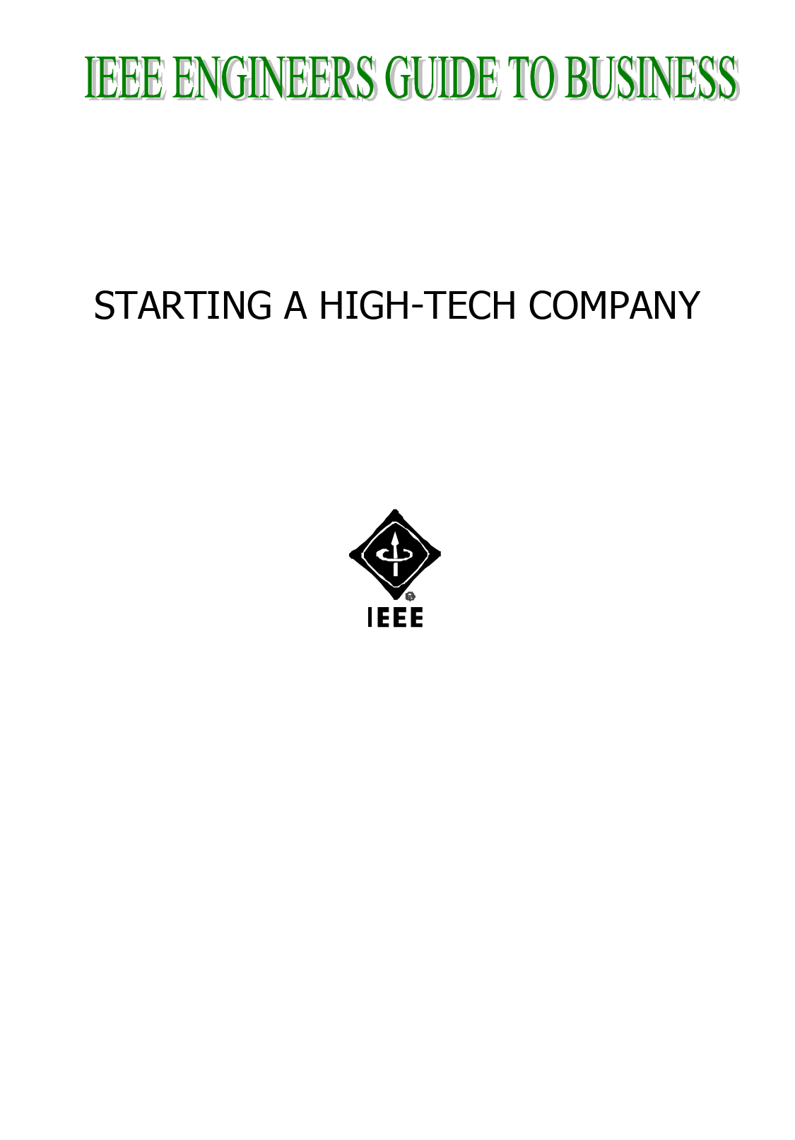 IEEE 商业计划书写作方法 _第1页