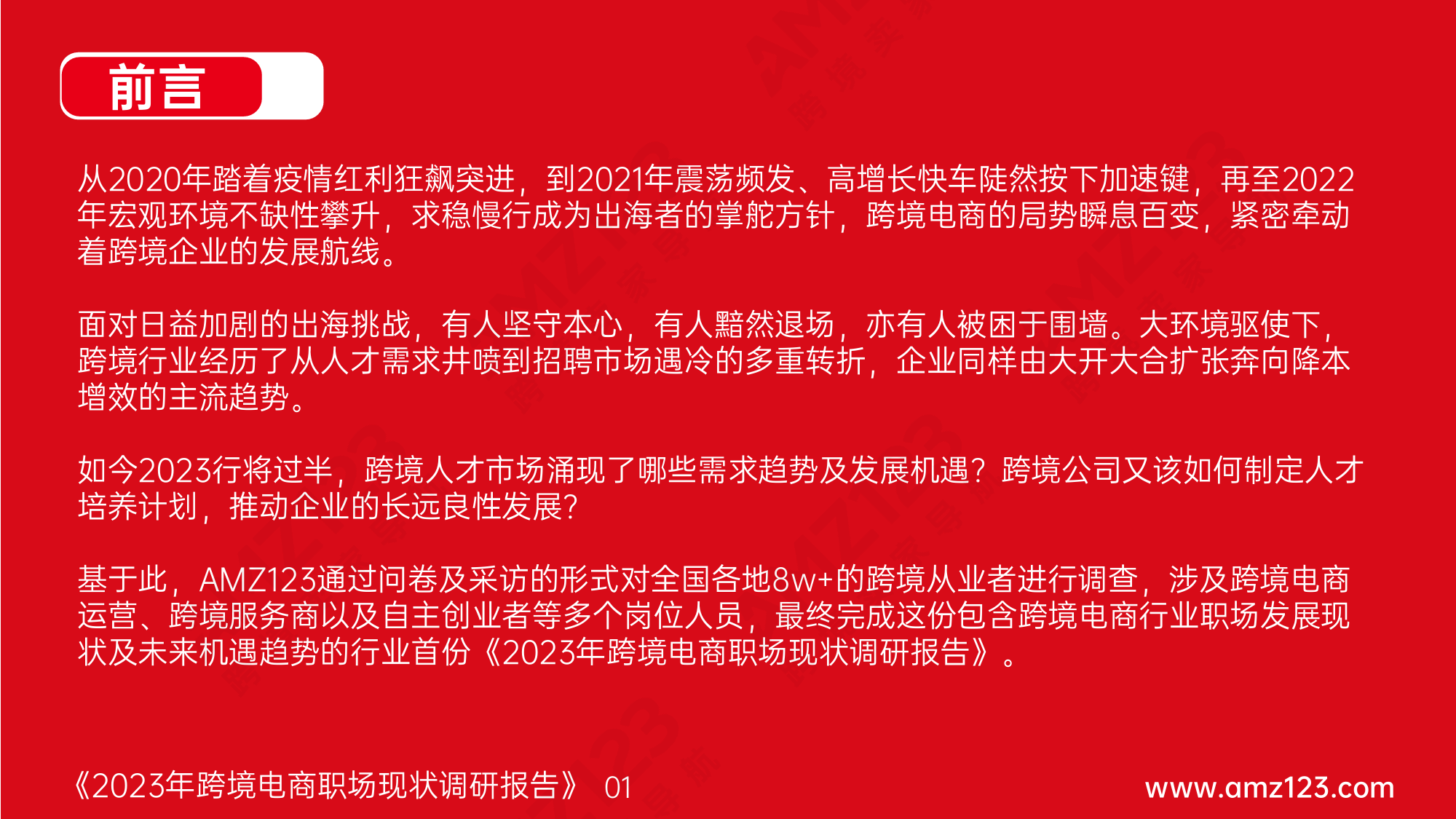 AMZ123：2023年跨境电商职场现状调研报告_第3页