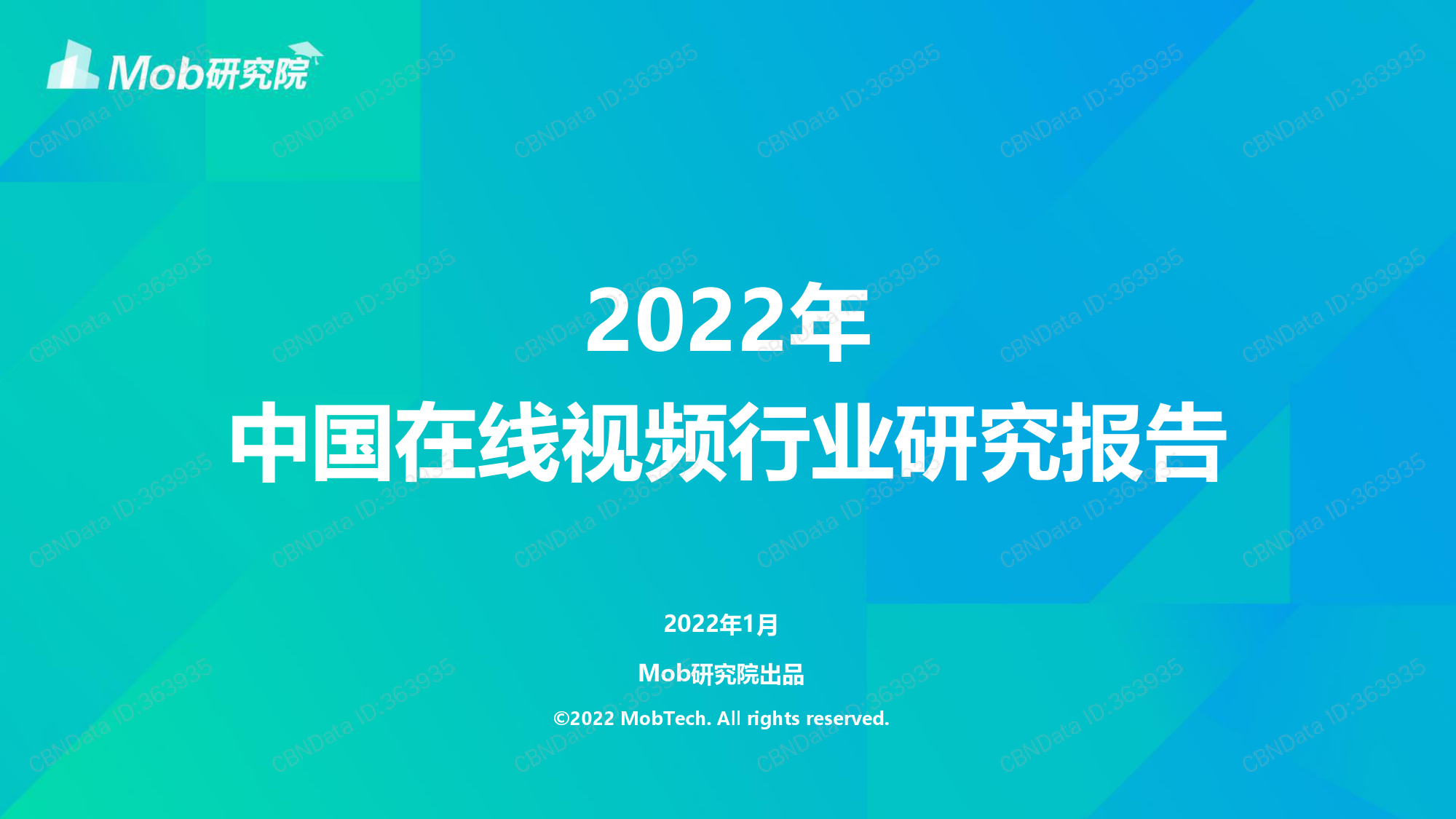 2022年中国在线视频行业用户画像_第1页