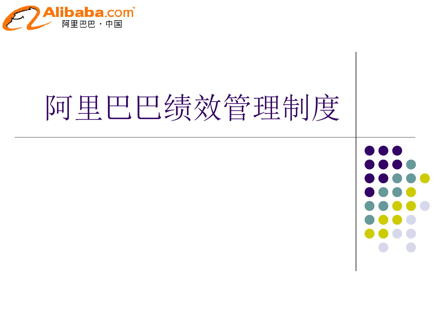 2、阿里巴巴绩效管理制度_第1页