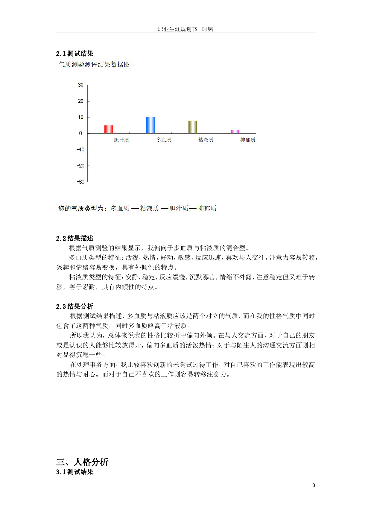 人力资源-职业规划课程作业-职业生涯规划_第3页