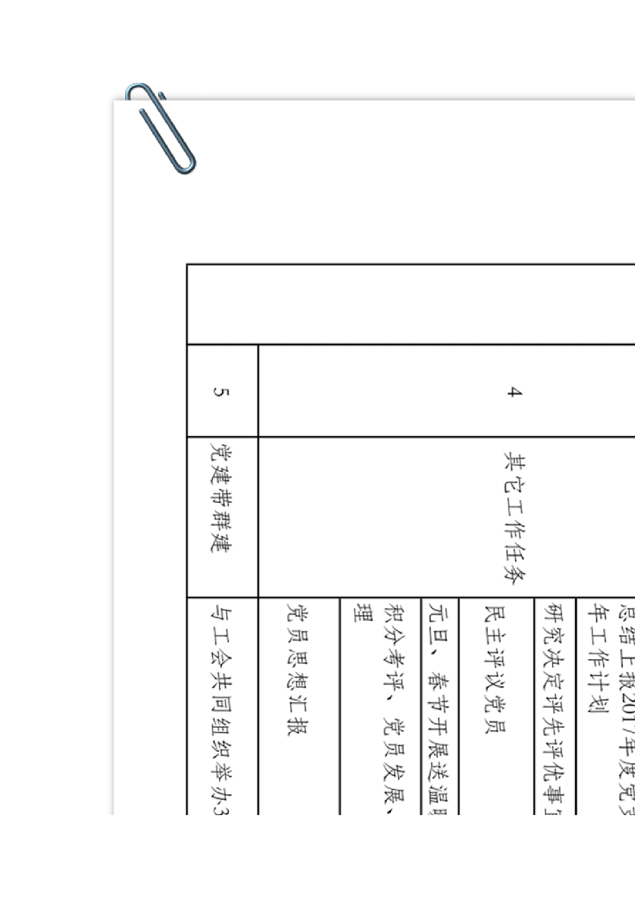 2018党委支部工作计划清单(一表搞定）_第2页