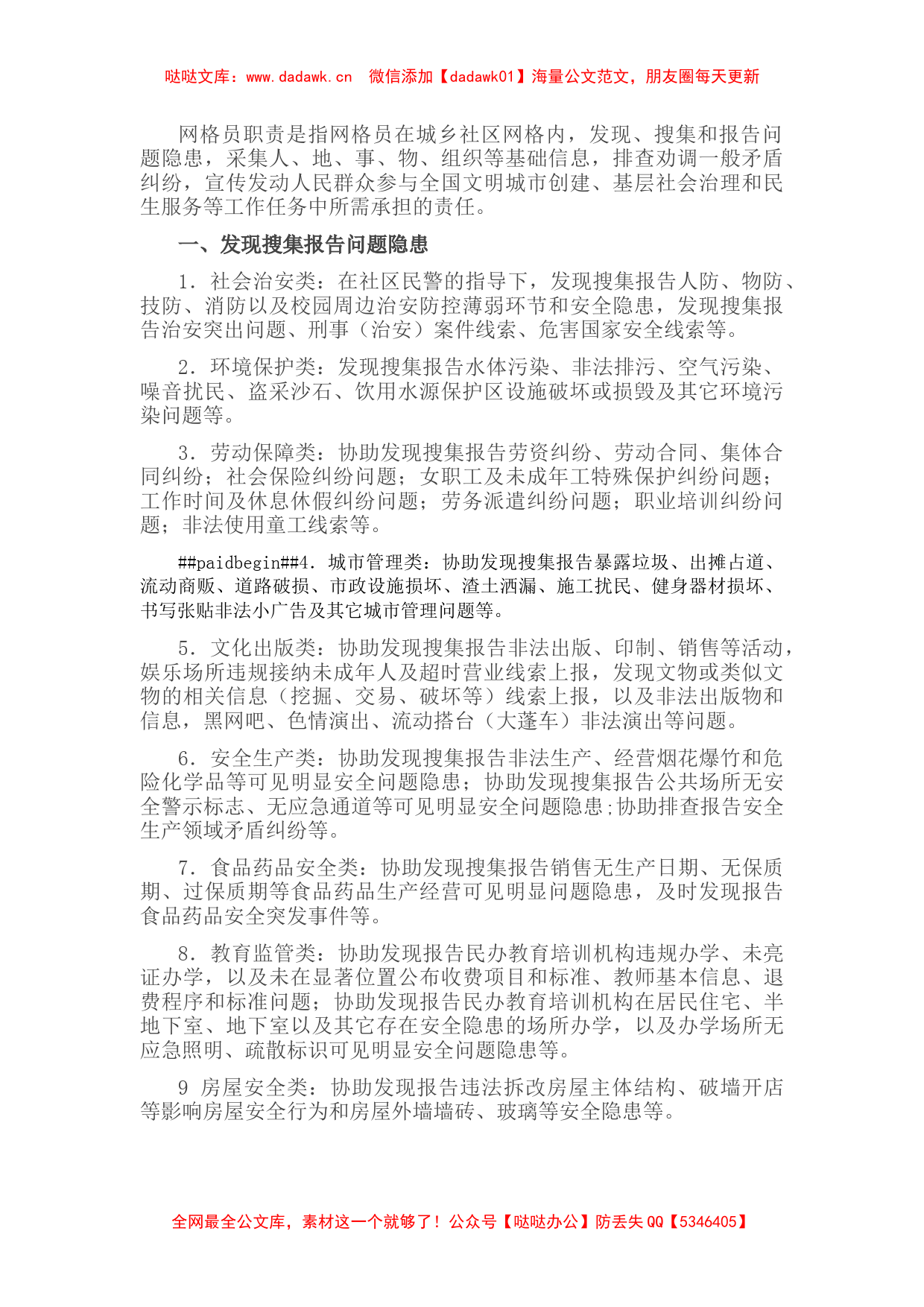 社区网格员职责清单_第1页