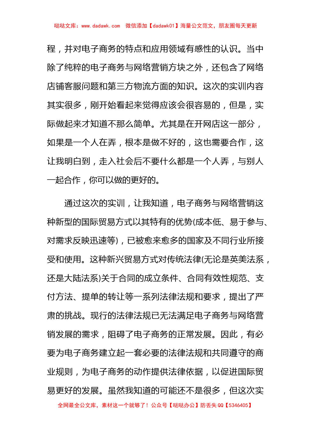 网络营销实训个人总结_第2页