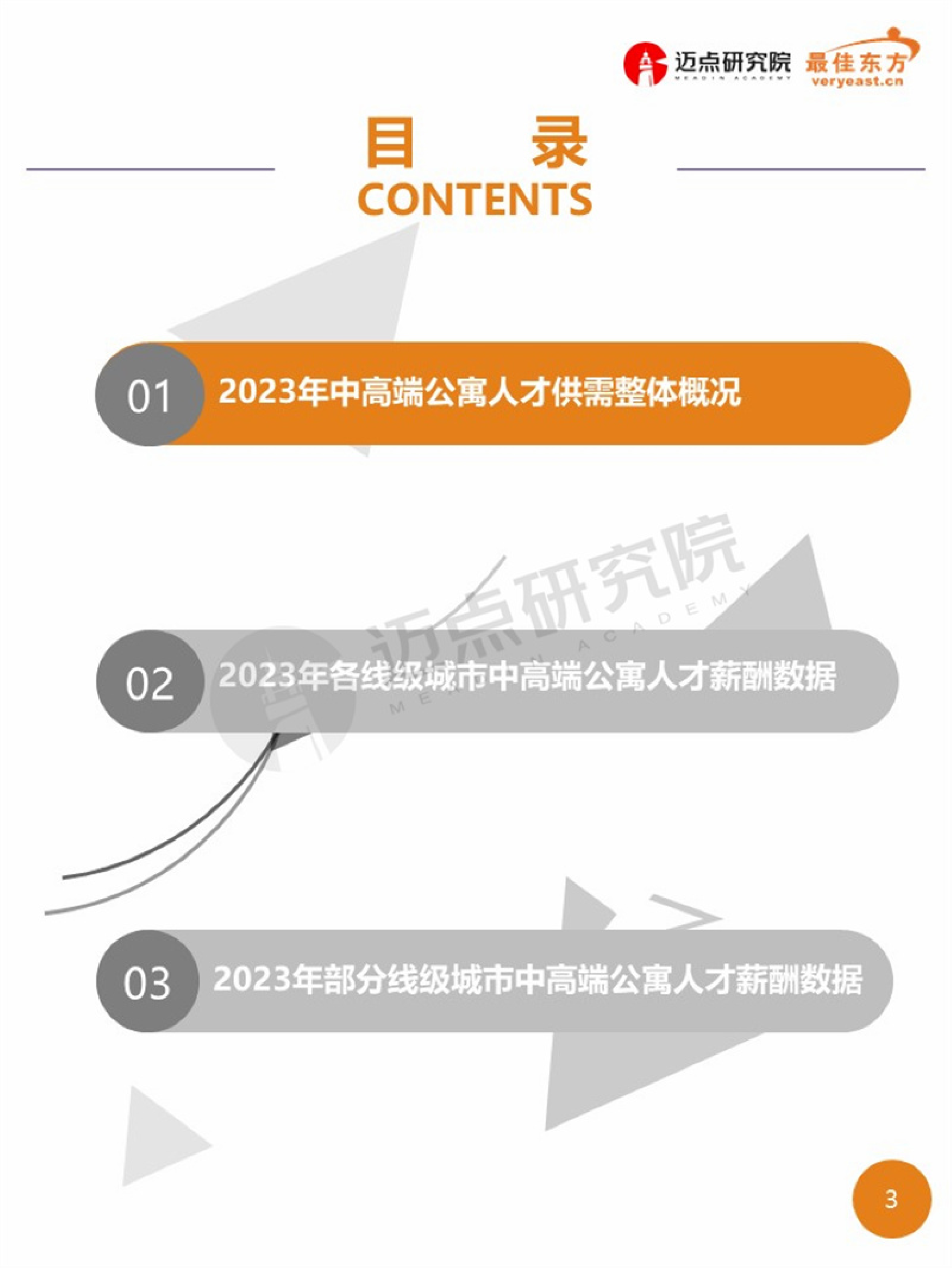 2023年中高端公寓人才薪酬数据报告_第3页