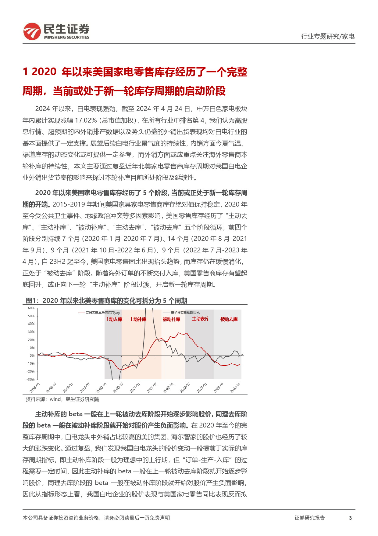 家电行业专题研究：如何看待本轮美国家电零售的补库需求？_第3页