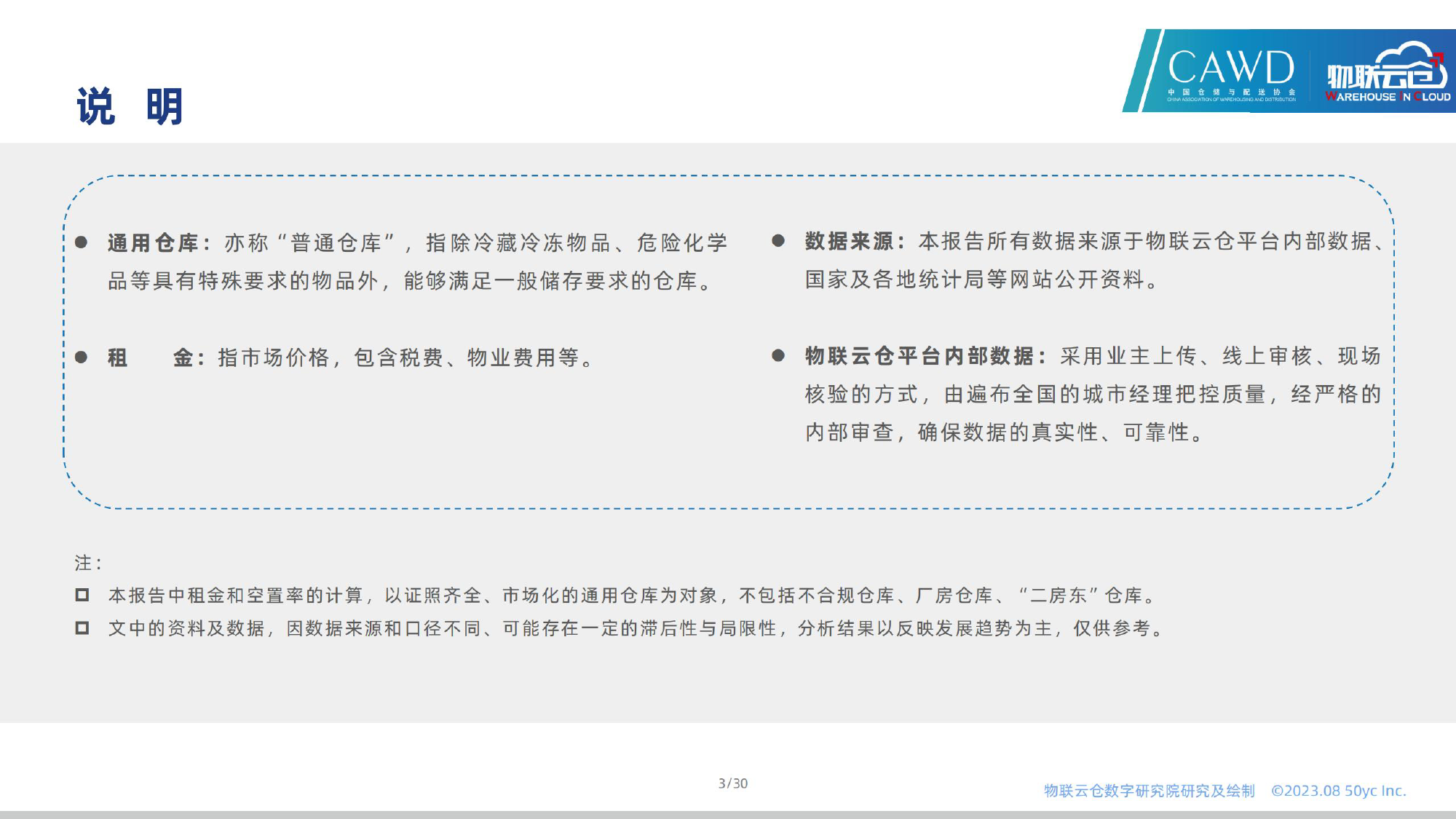 2023年8月全国通用仓储市场报告_第3页