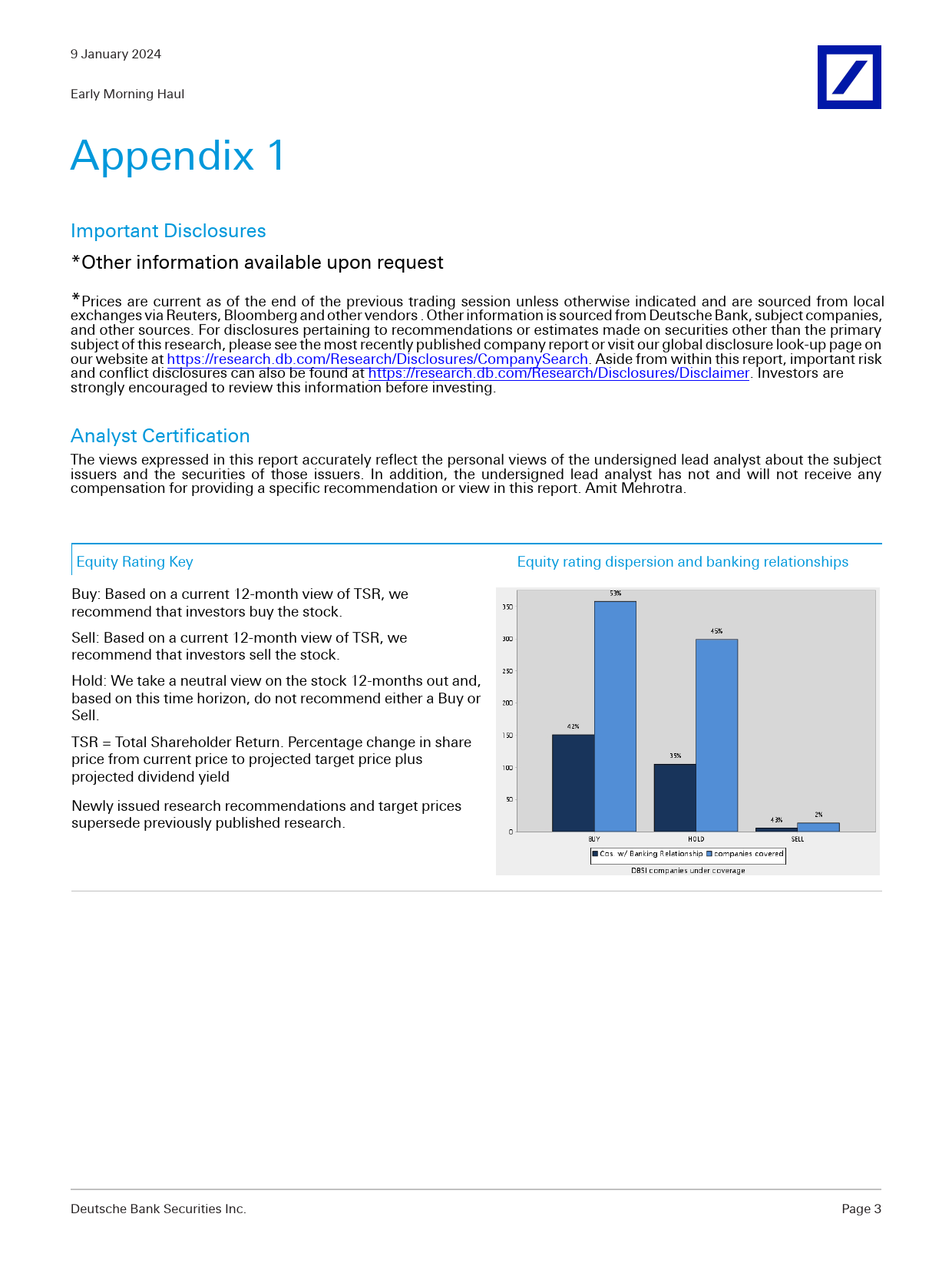 Deutsche Bank-Early Morning Haul Rail volumes impress, Port imports,  Mo...-105811683_第3页