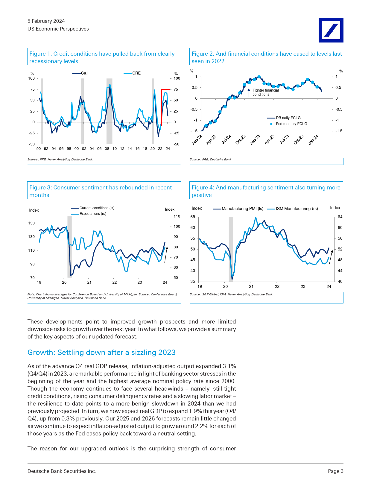 Deutsche Bank-US Economic Perspectives Outlook update Back in (the) blac...-106358100_第3页