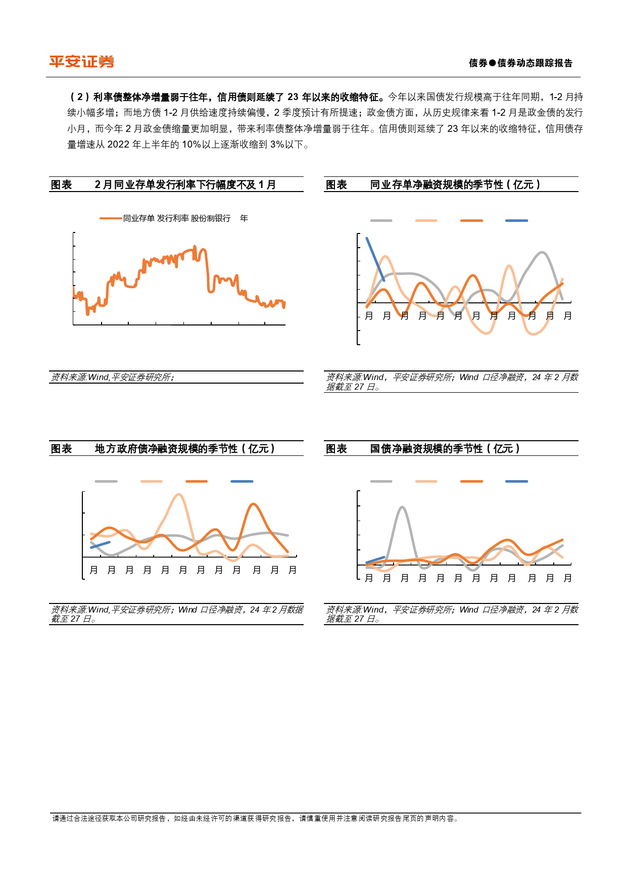 2024年2月机构行为思考：银行发存单又欠配？保险如何消化超长债？-240326-平安证券-11页_第3页