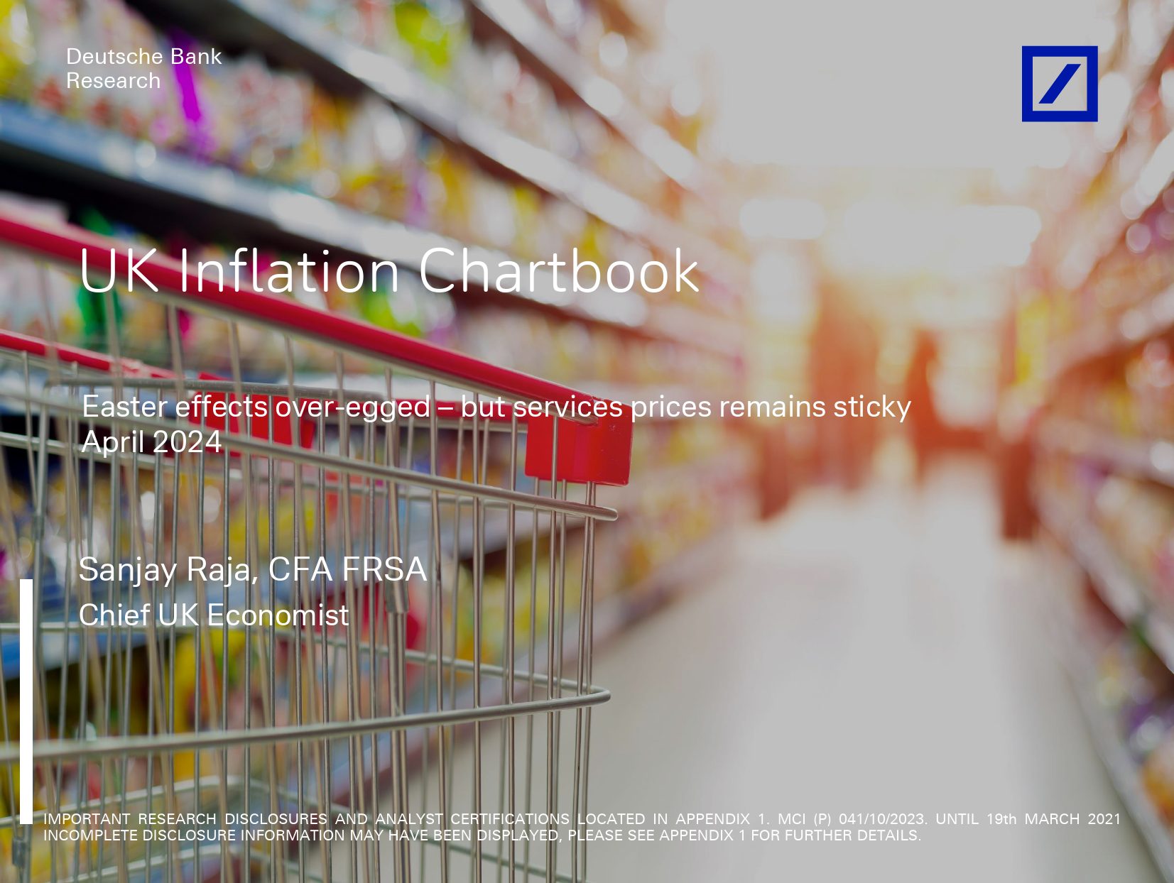 Deutsche Bank-UK economic notes Inflation Chartbook Easter effects over-...-107665808_第1页