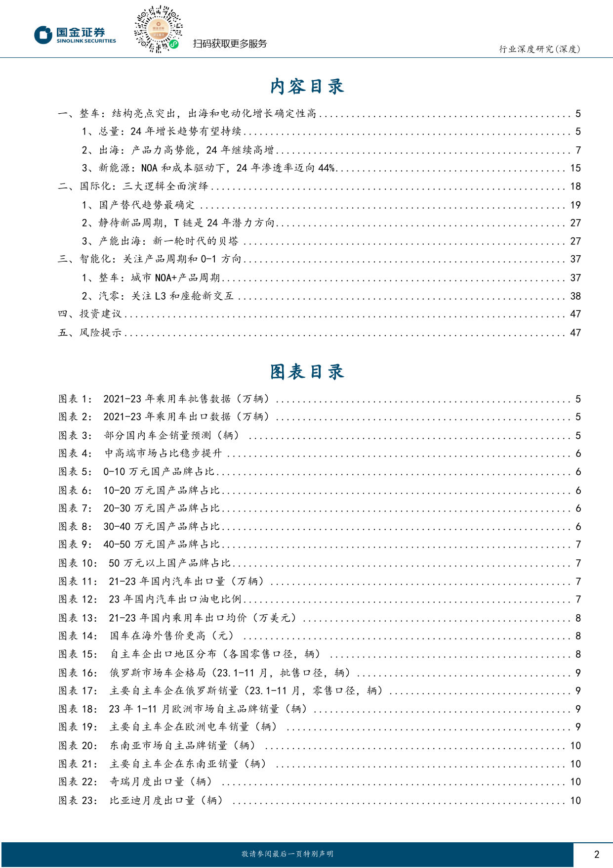 2024年汽车行业策略报告：配置确定性高增长：国际化和智能化-20240116-国金证券-49页_第2页