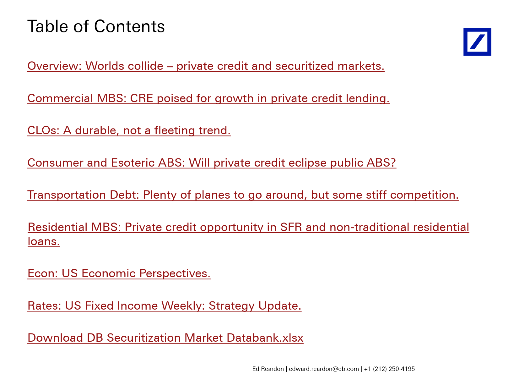 Deutsche Bank-The Outlook Worlds Collide – Private Credit and Securitized...-107476075_第2页