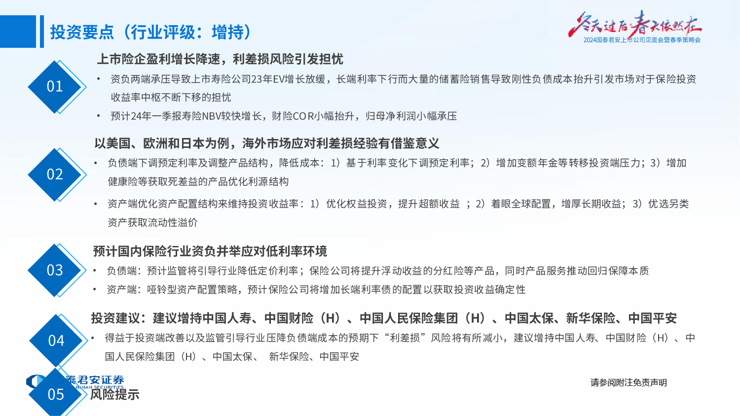 2024上市公司见面会暨春季策略会-保险行业2024年春季策略报告：资负并举化解利差损风险-240418-国泰君安-54页_第2页