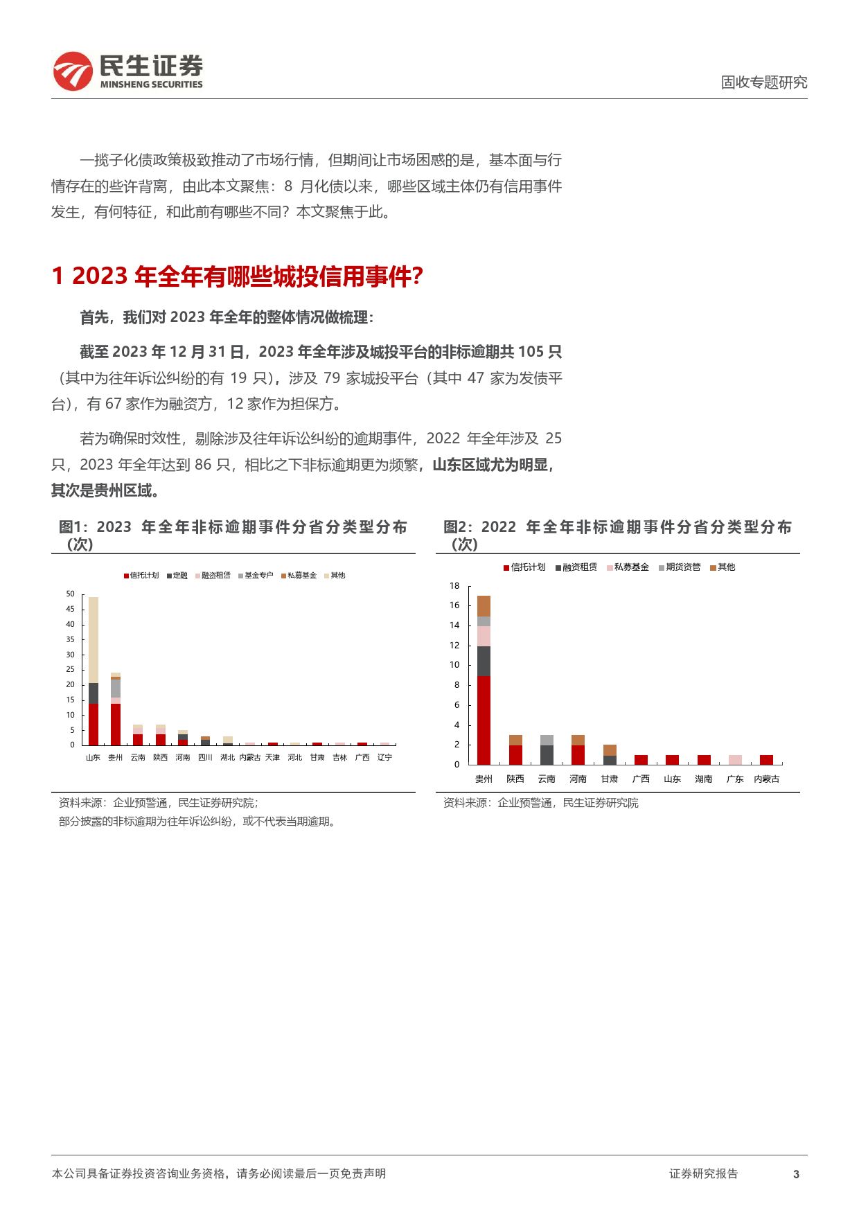 城投信用事件专题：化债路上的城投信用事件-20240206-民生证券-18页_第3页