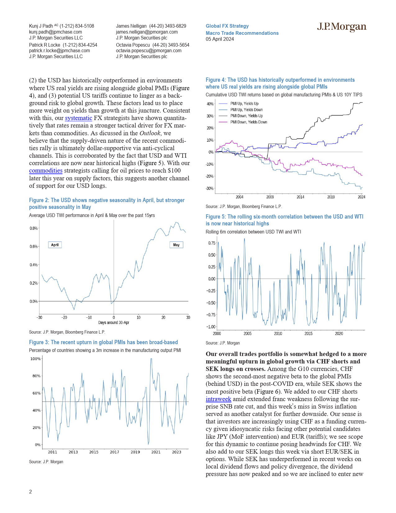 JPMorgan Econ  FI-Macro Trade Recommendations-107422751_第2页