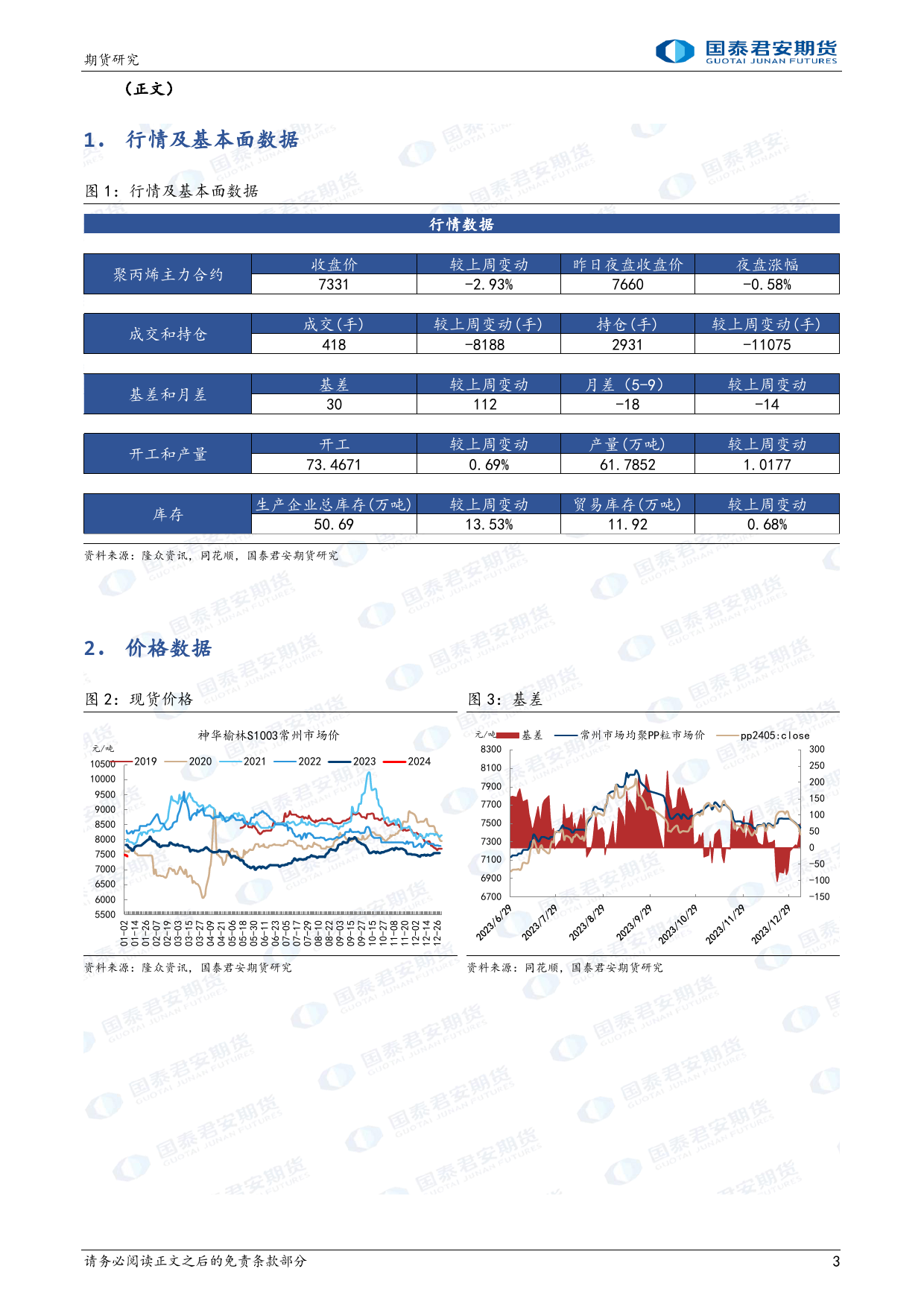 PP：短期市场震荡偏弱-20240107-国泰期货-10页_第3页