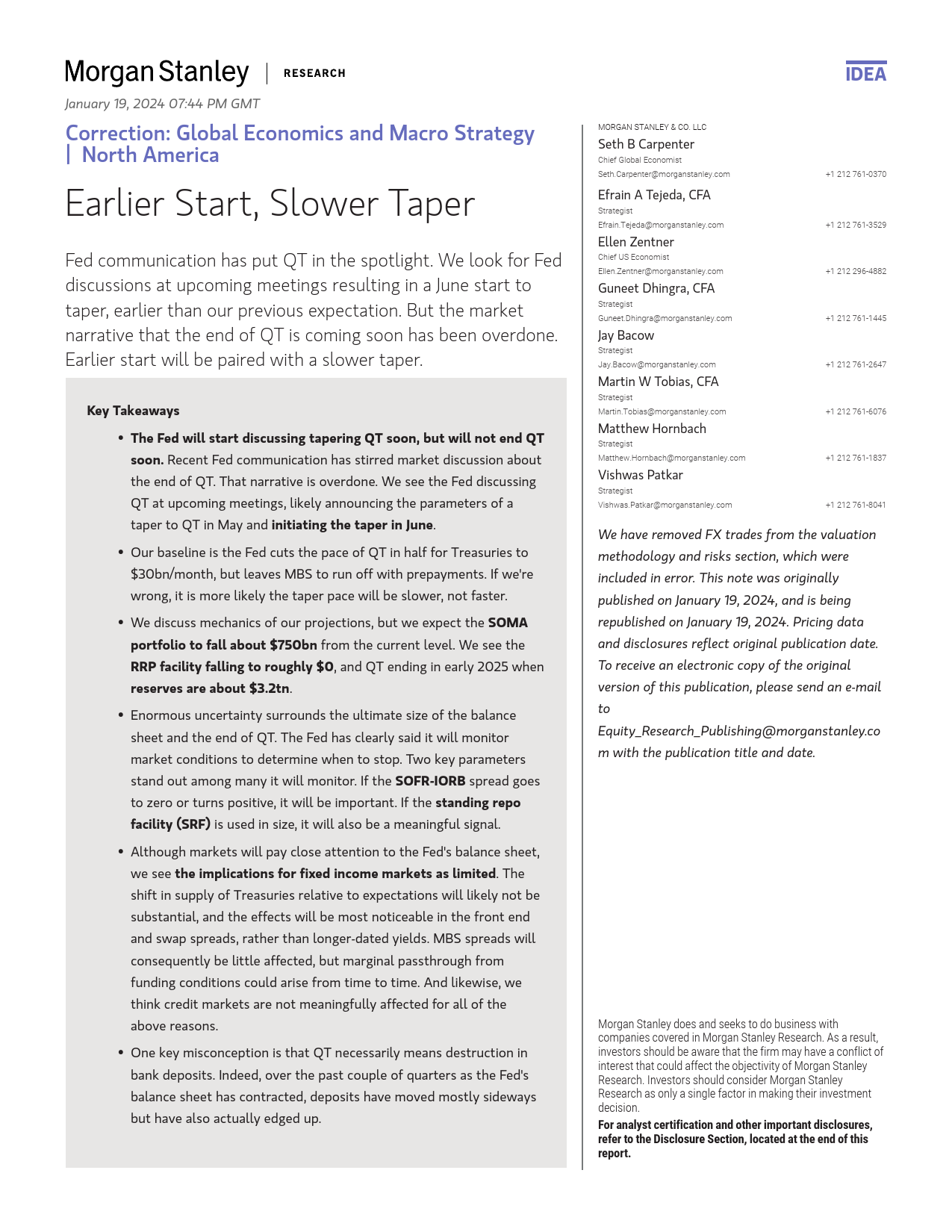 Morgan Stanley Fixed-Correction Global Economics and Macro Strategy Earlier Sta...-106025001_第1页