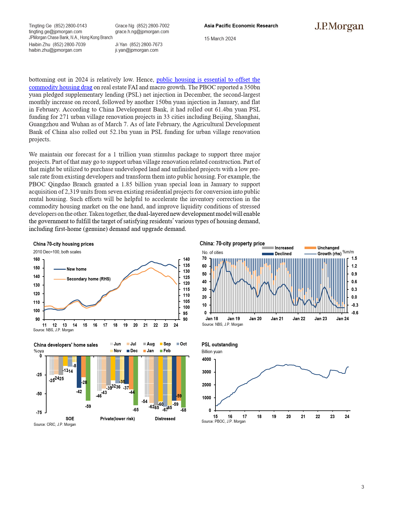 JPMorgan Econ  FI-China Home prices continued to decline in February Understa...-107043557_第3页