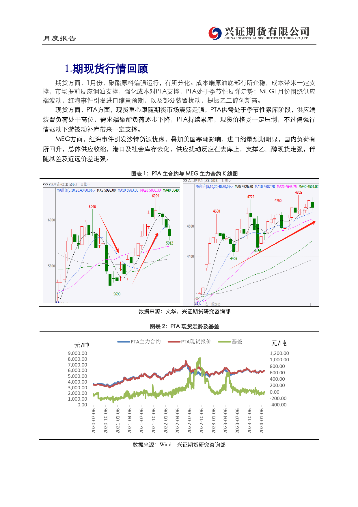 PTA&MEG月度报告：市场博弈加剧 聚酯原料或先抑后扬-20240201-兴证期货-10页_第2页