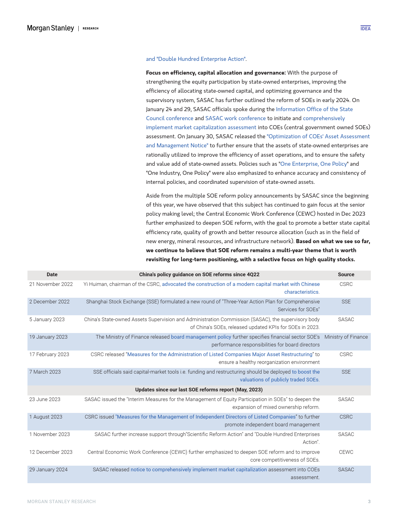 Morgan Stanley-China Equity Strategy 2024 China SOE Reform Stock Opportuni...-106630476_第3页