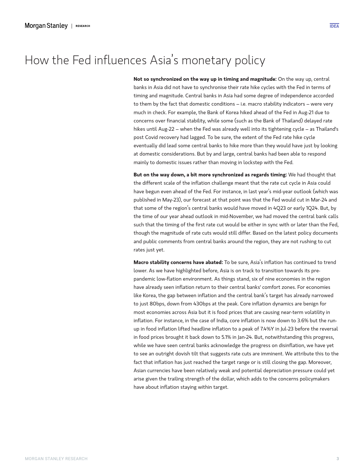 Morgan Stanley Fixed-Asia Economics The Viewpoint Why Asian Central Banks Will ...-106713153_第2页