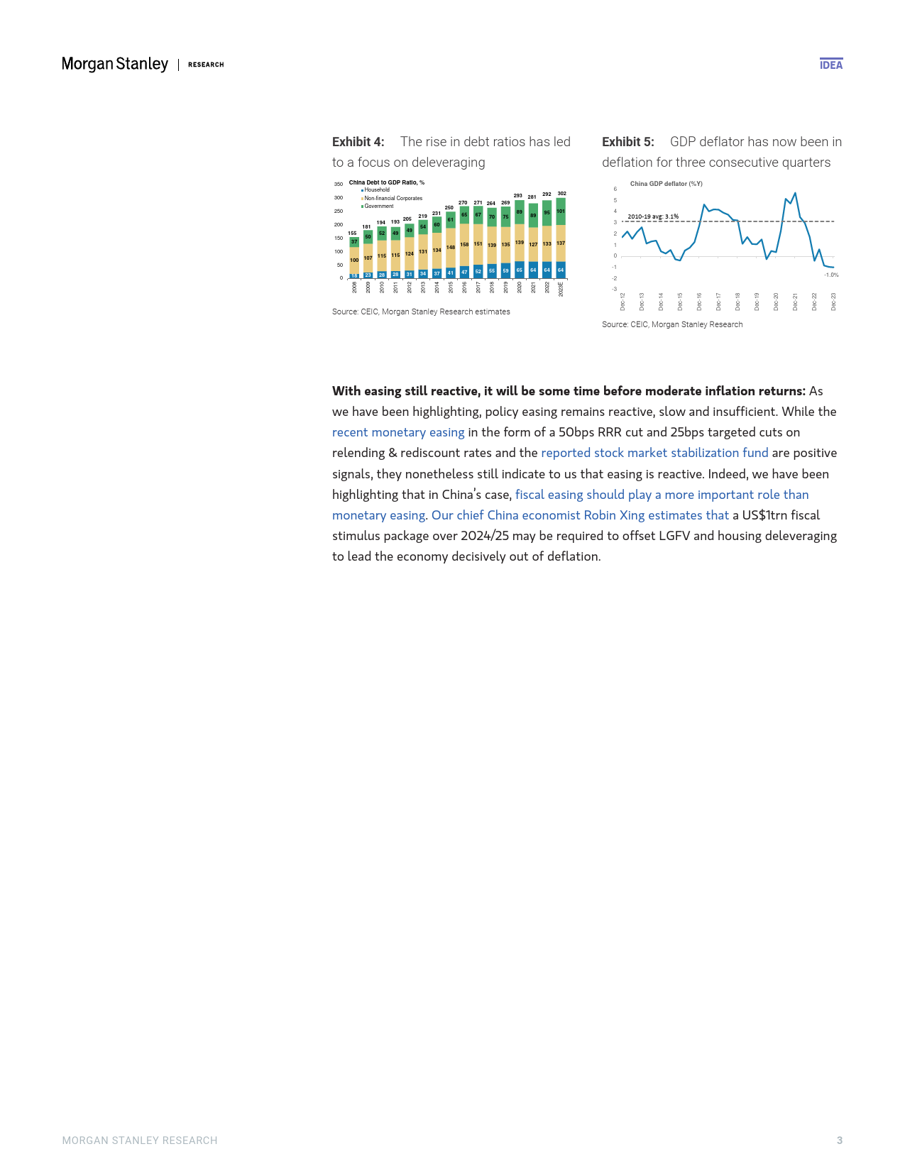 Morgan Stanley Fixed-Asia Economics The Viewpoint How Big of a Deflationary For...-106209047_第3页