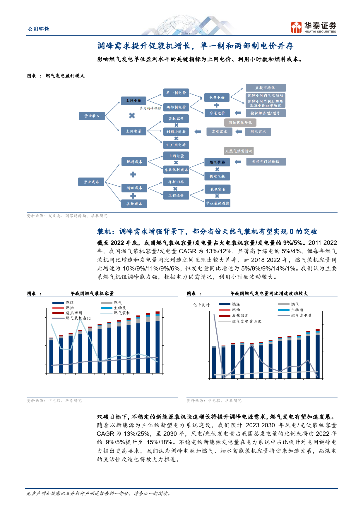 公用环保行业专题研究：装机与成本双拐点，气电价值重估-240425-华泰证券-26页_第2页