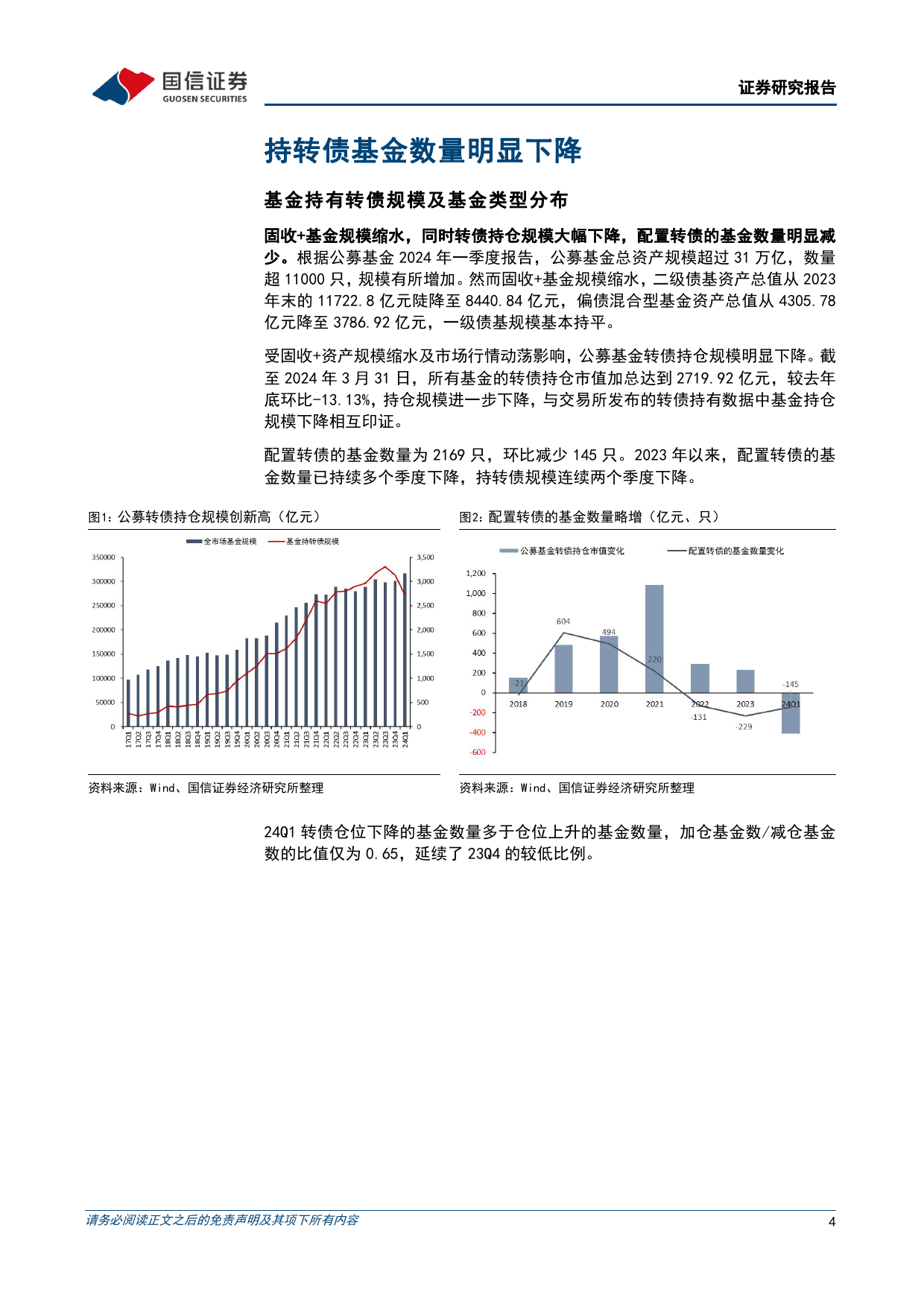 固定收益专题报告：基金转债持仓规模再降，增配红利、出海、猪养殖和资源品-240424-国信证券-13页_第3页