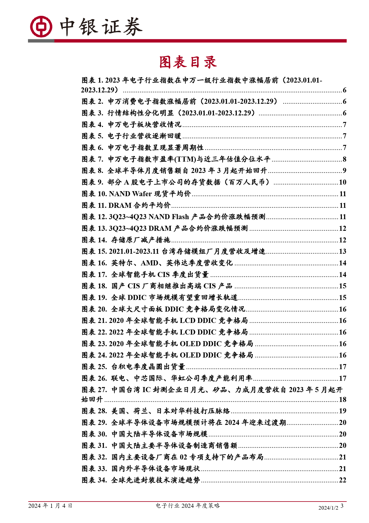 电子行业2024年度策略：周期向上叠加终端革命，AI引领万象更新-20240104-中银证券-58页_第3页