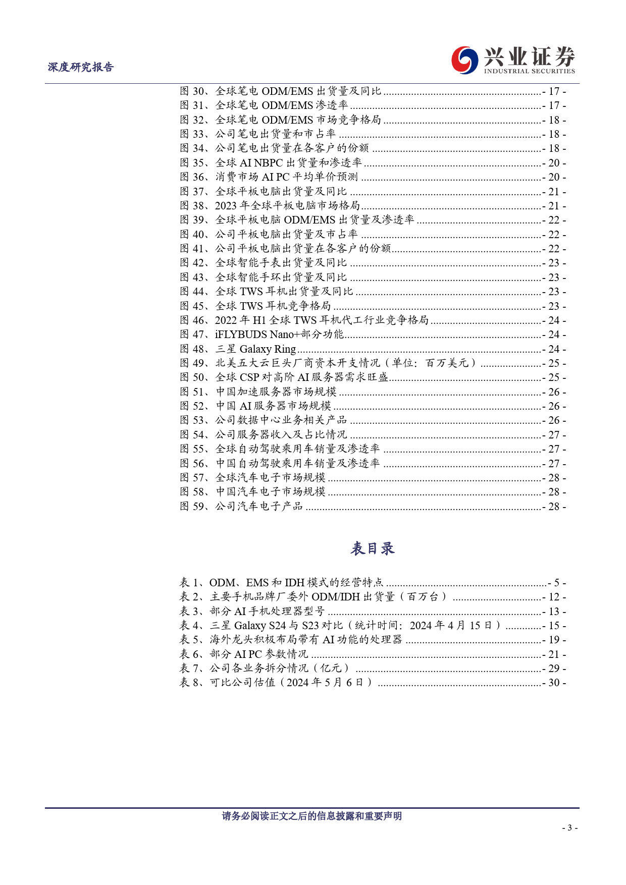 华勤技术(603296)消费电子迎复苏%2bAI落地终端，ODM龙头持续受益-240506-兴业证券-32页_第3页