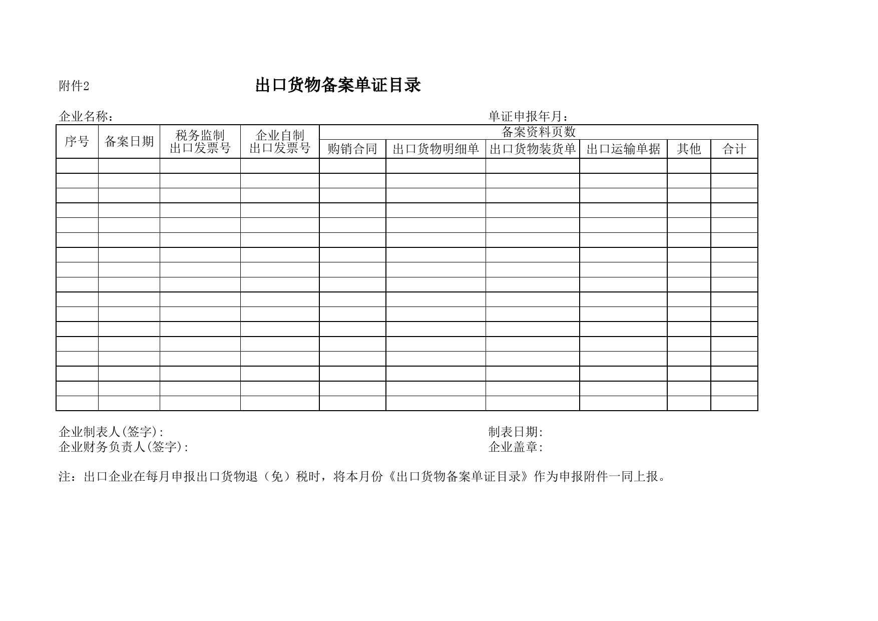 出口货物备案单证目录_第1页