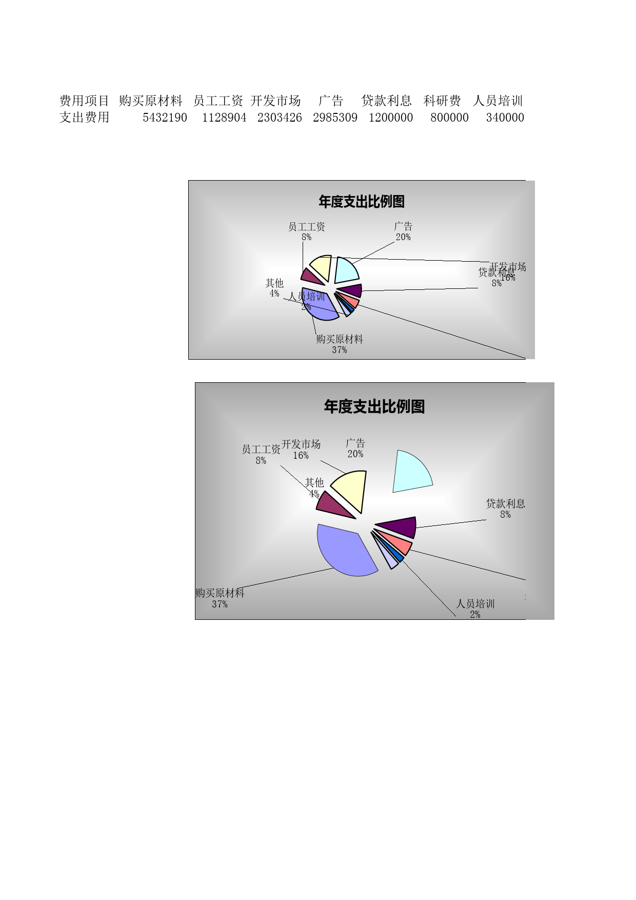 绘制年度支出比例图1_第1页