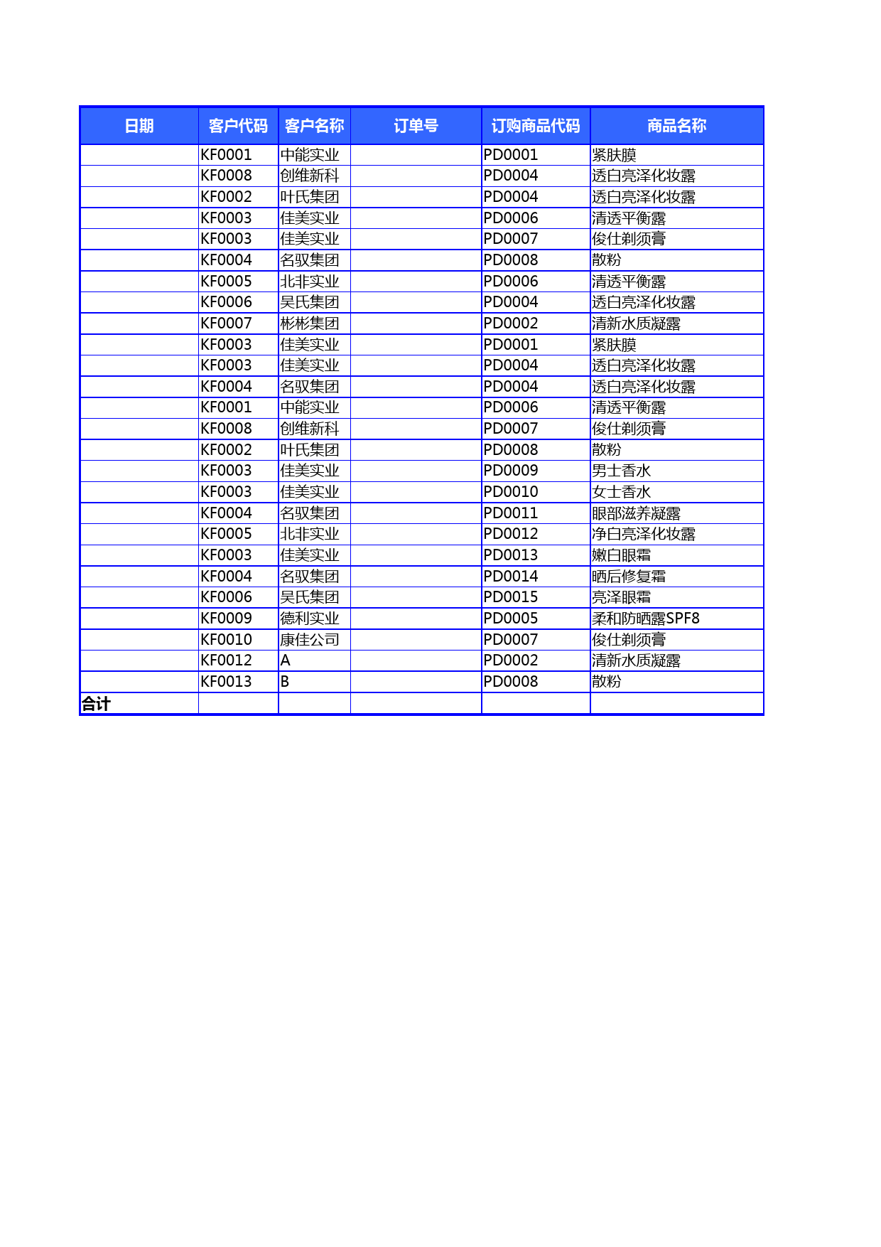 销售订金与应收款统计报表_第2页