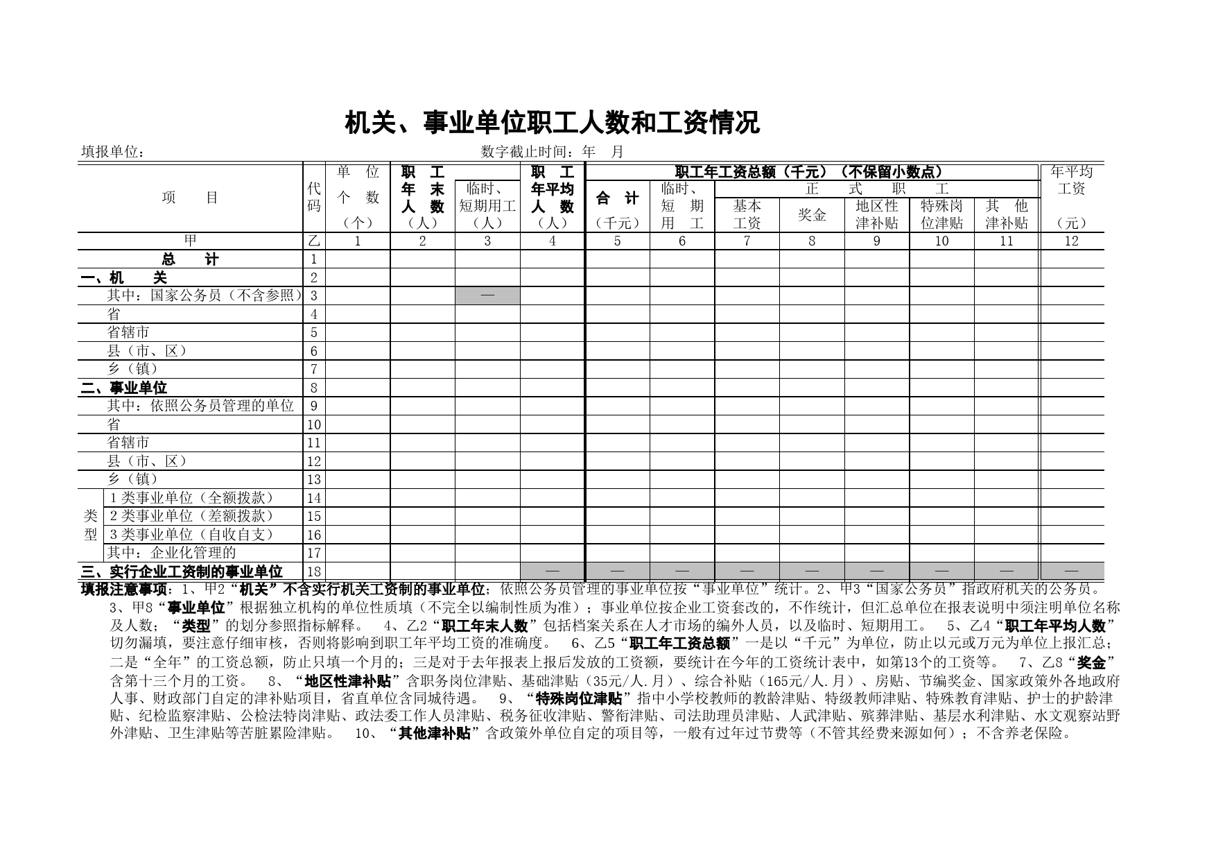 机关事业单位职工人数和工资情况_第1页