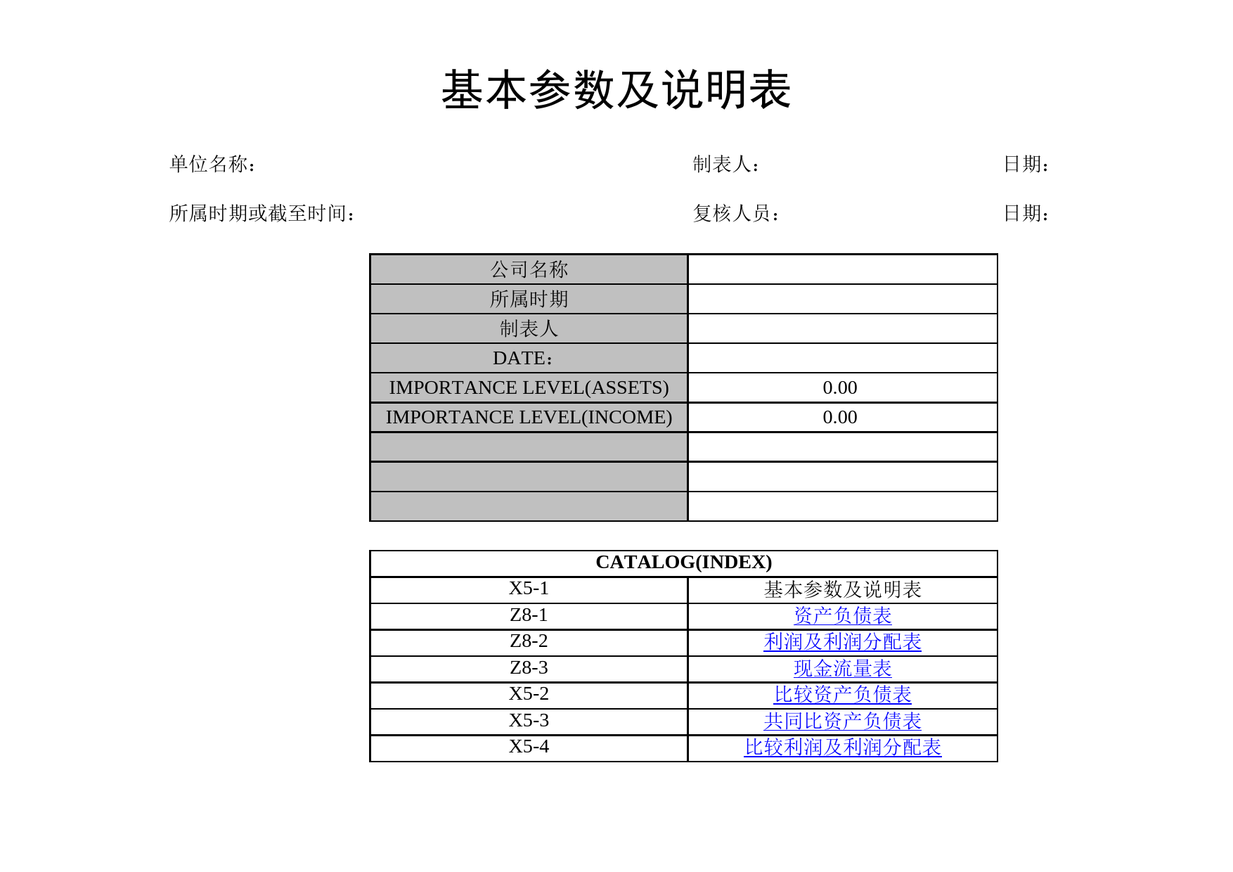 财务分析报表表_第1页