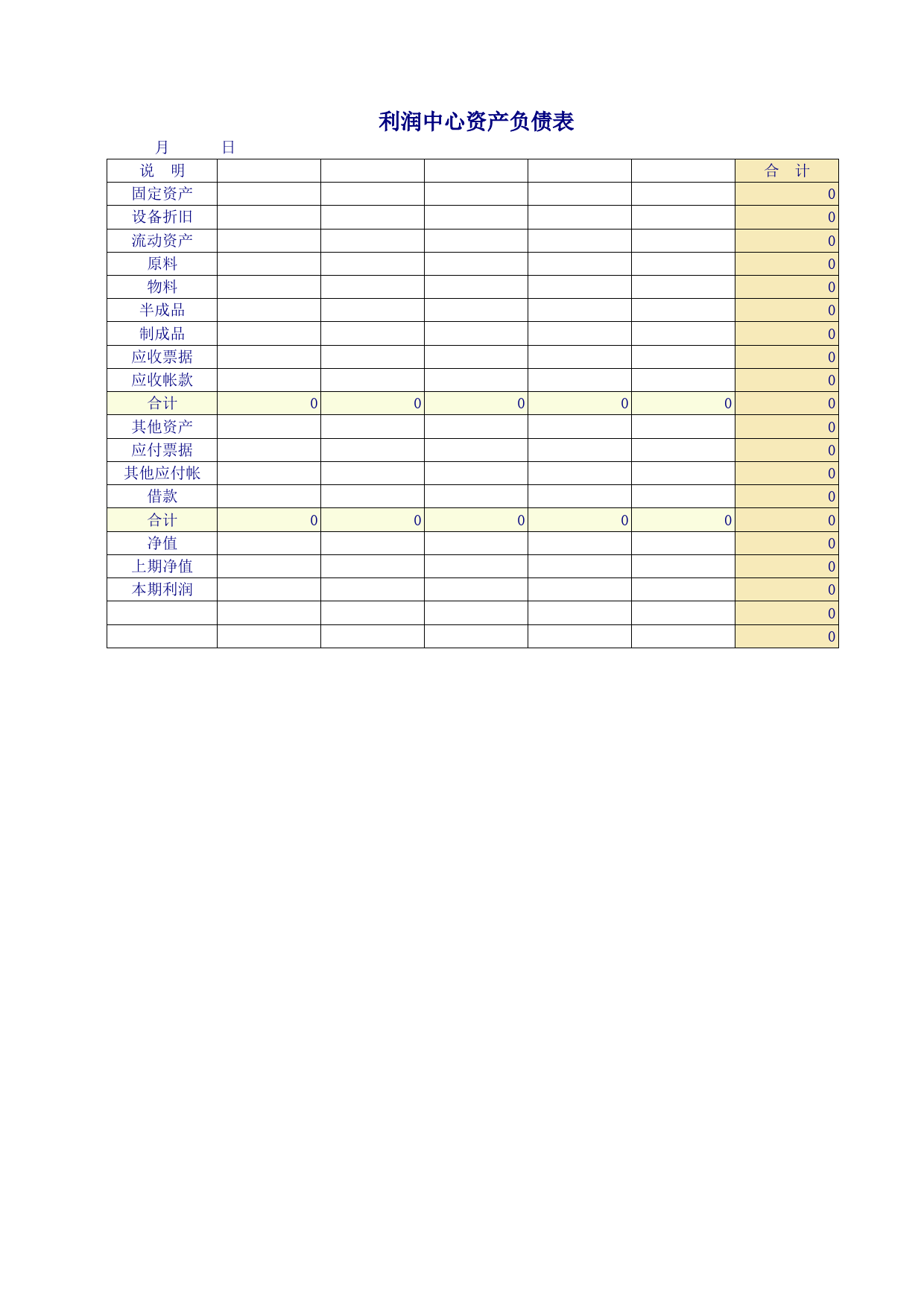 利润中心往来表_第3页