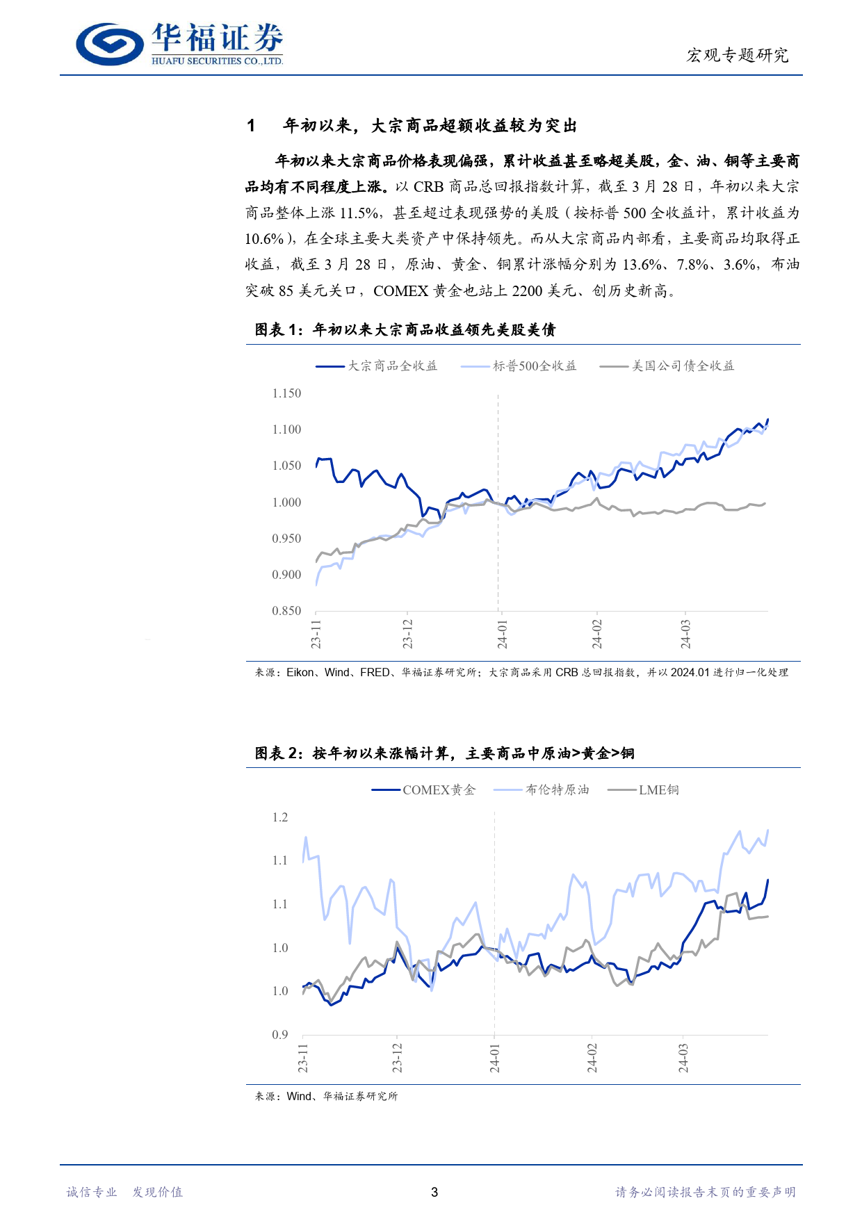 宏观专题研究：关注海外二次通胀和上游周期品机会-240330-华福证券-13页_第3页