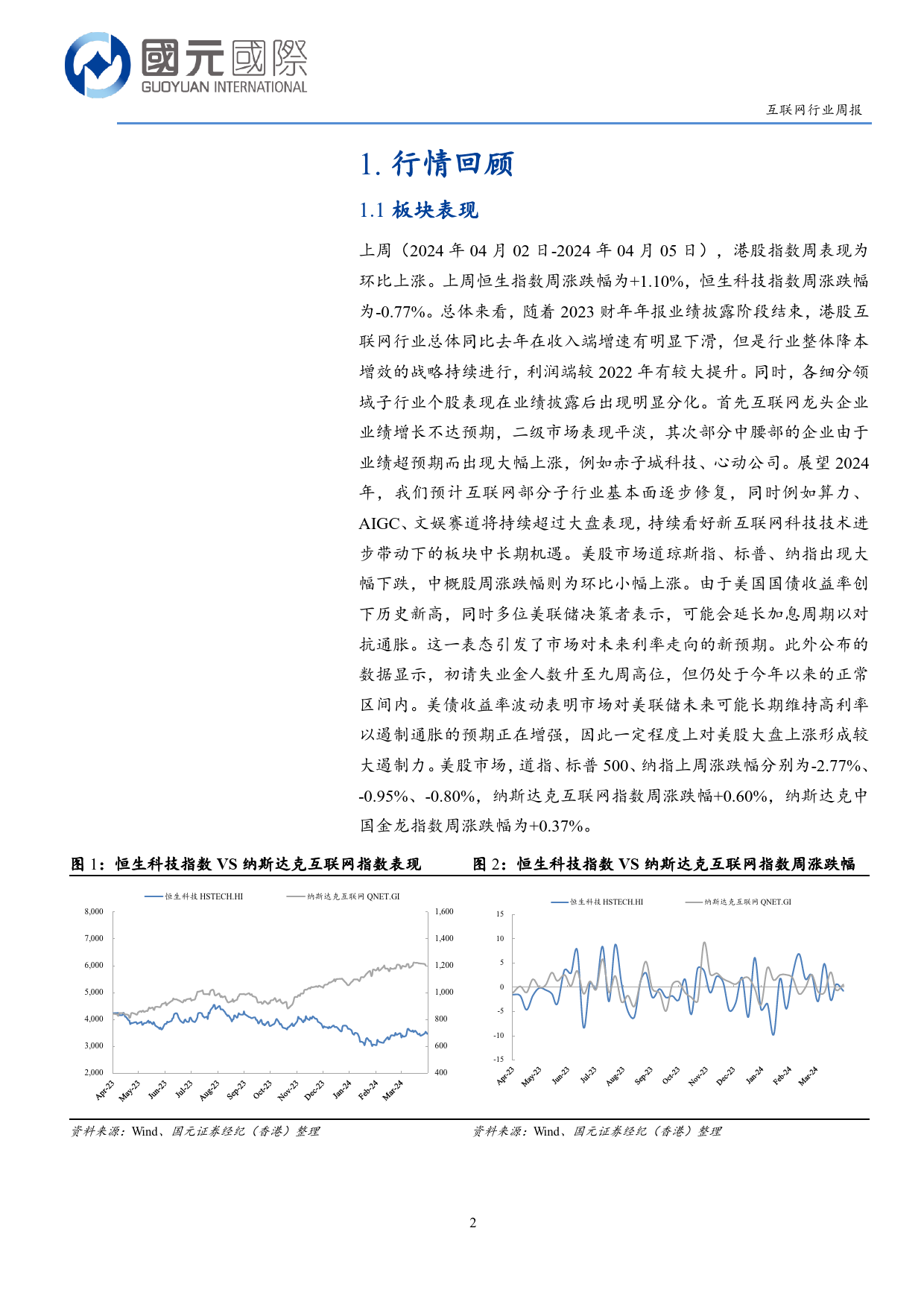 互联网行业：互联网财报以稳为主，国产多模态模型持续进化-240408-国元国际-11页_第2页