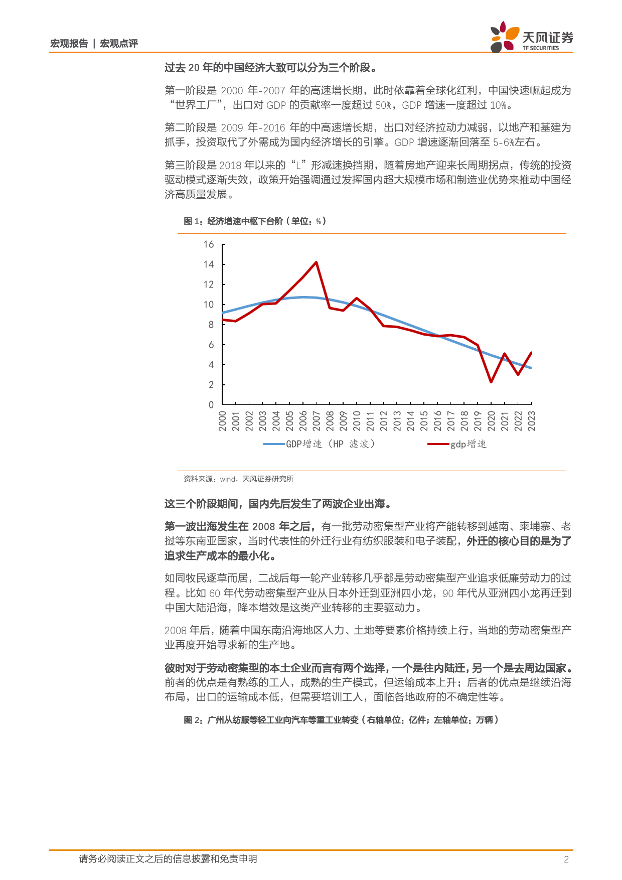 宏观点评：二十年的两波出海潮-20240127-天风证券-12页_第2页