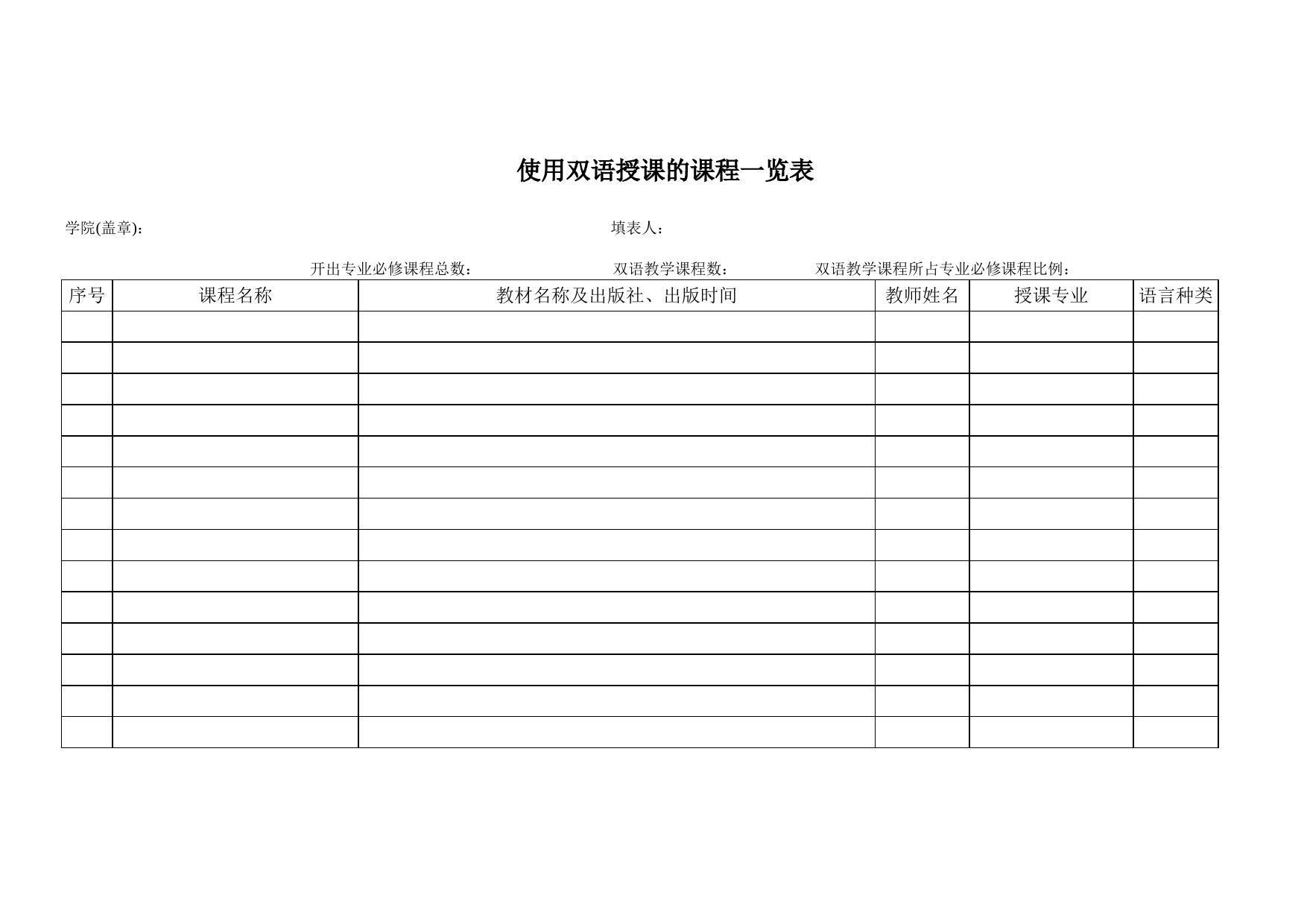 使用双语授课的课程一览表_第1页