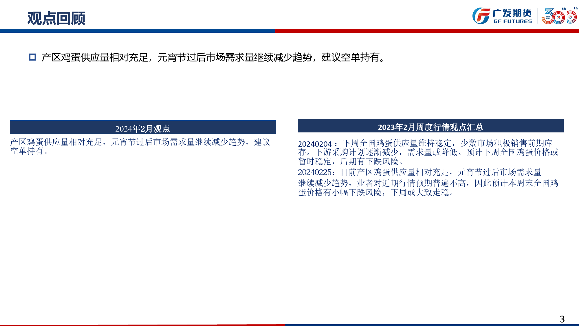 鸡蛋期货3月报：期现价格仍有走弱风险-20240303-广发期货-15页_第3页