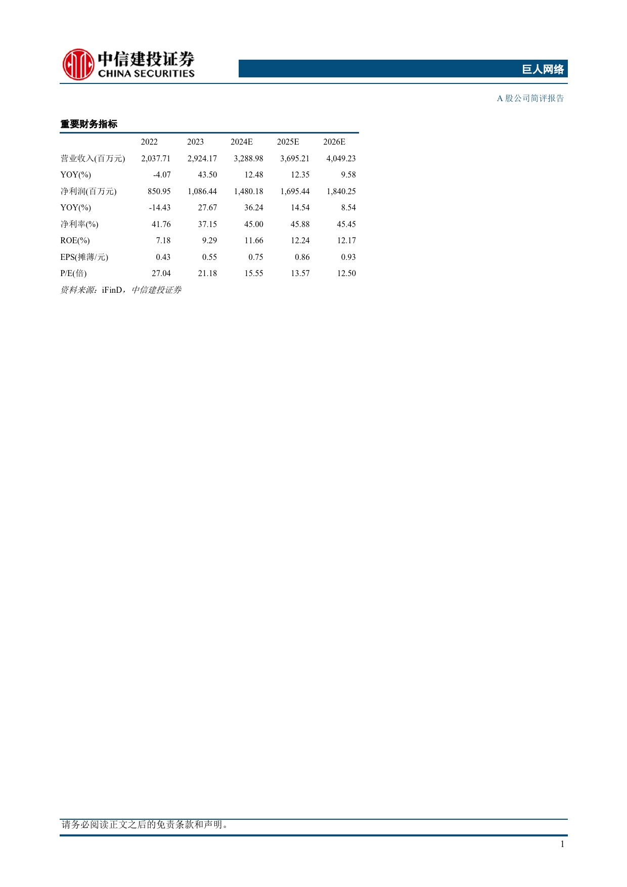 巨人网络(002558)2023年%261Q24财报点评：长线运营能力得到验证，期待全年增长-240507-中信建投-11页_第2页