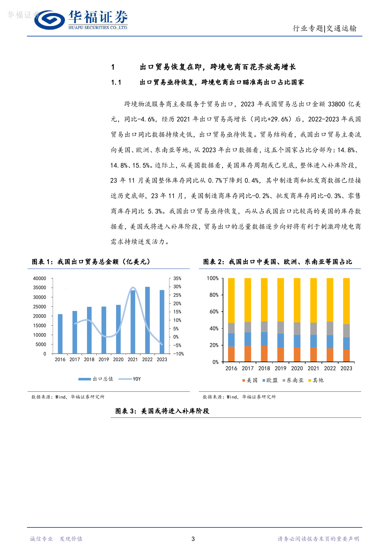 交通运输行业专题报告：跨境需求高增，跨境物流独立景气-20240220-华福证券-12页_第3页