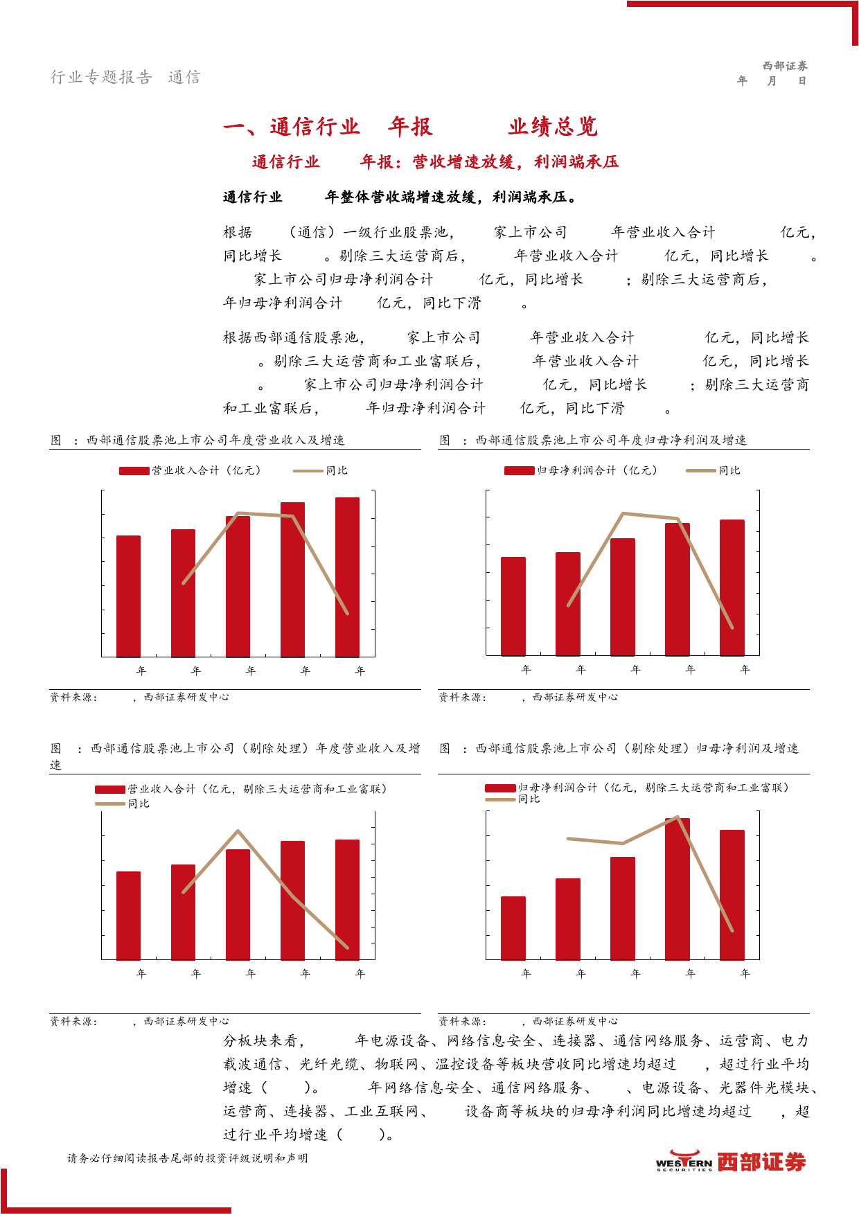 通信行业2023年报%2624Q1财报总结暨基金持仓分析：聚焦国内外AI算力投资和出海优质企业-240508-西部证券-15页_第3页