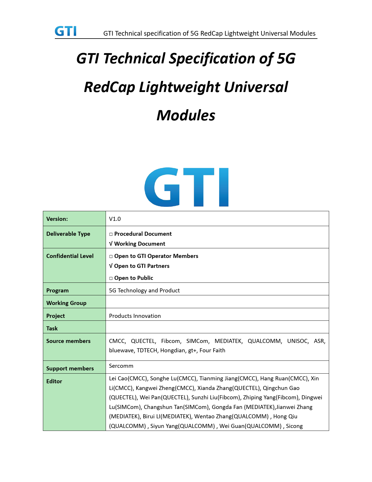 5G RedCap轻型通用模块GTI技术规范（英）-25页_第2页