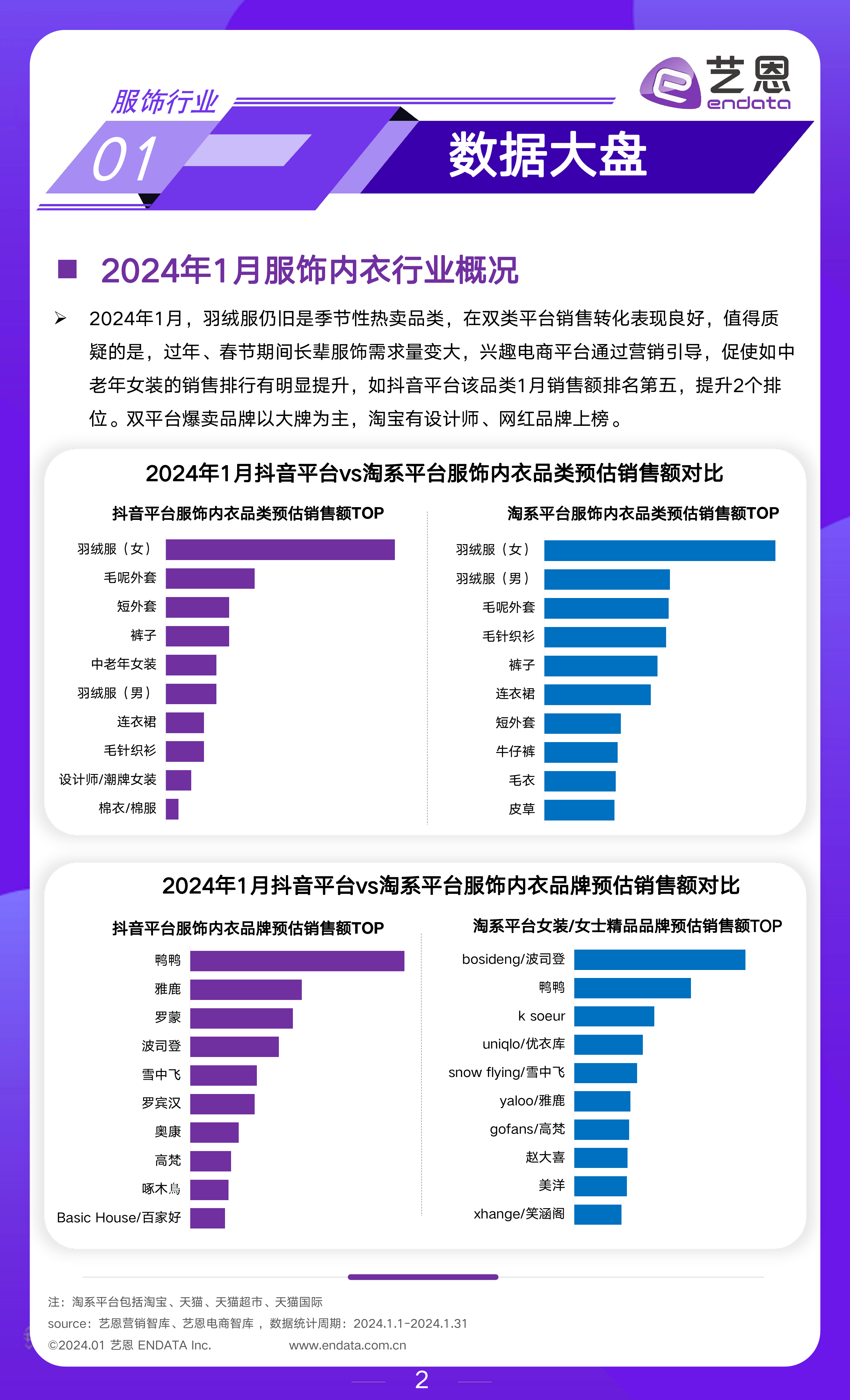 2024年1月服饰行业市场月报-9页_第2页