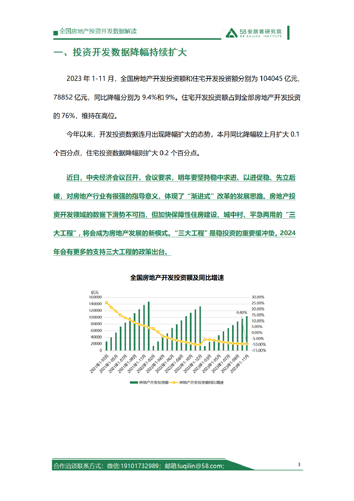 2023年1-11月房地产开发运行情况解读-10页_第3页