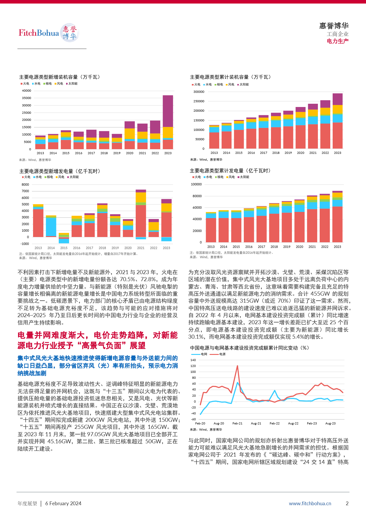 2024年信用展望：电力生产行业——新能源挑战浮现，基础电源利好落地-10页_第2页