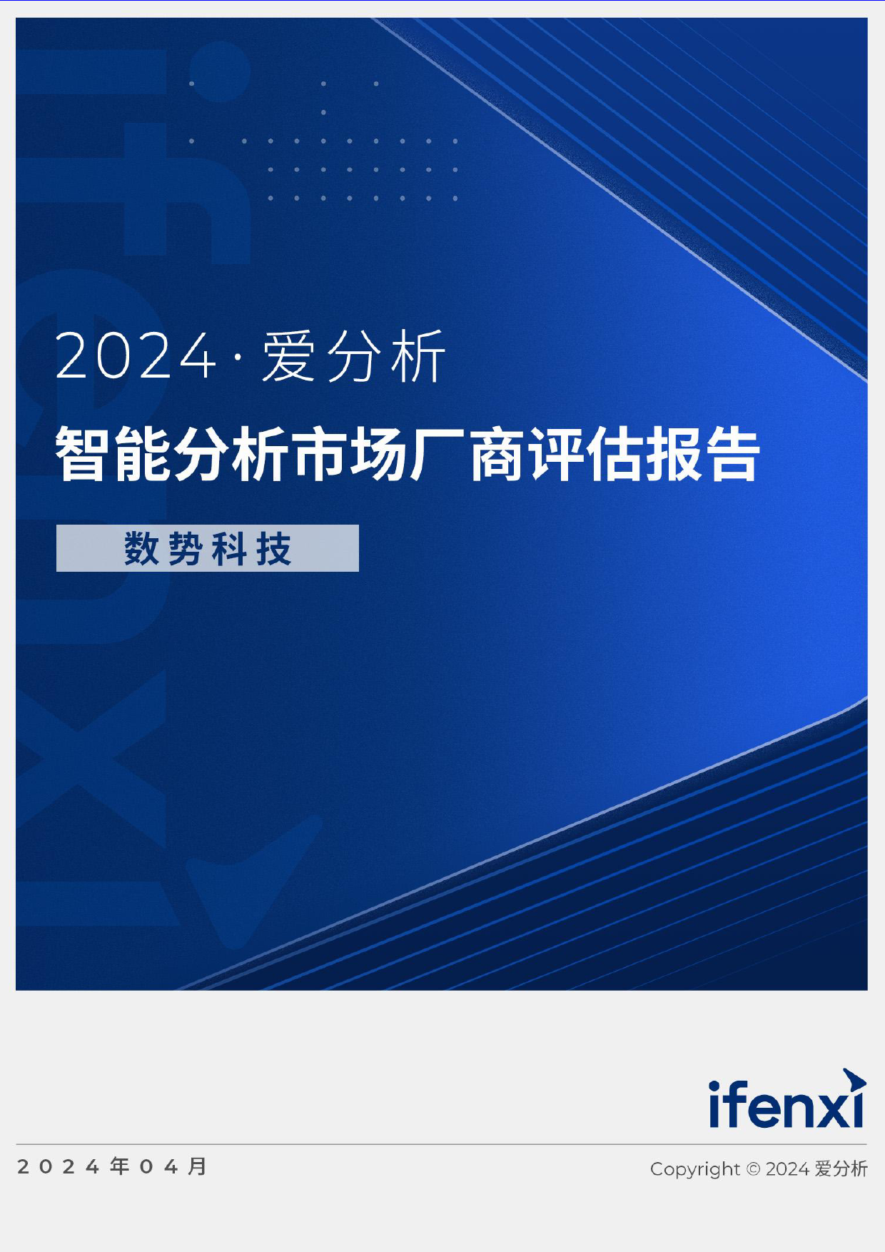 智能分析市场厂商评估报告：数势科技-20页_第1页